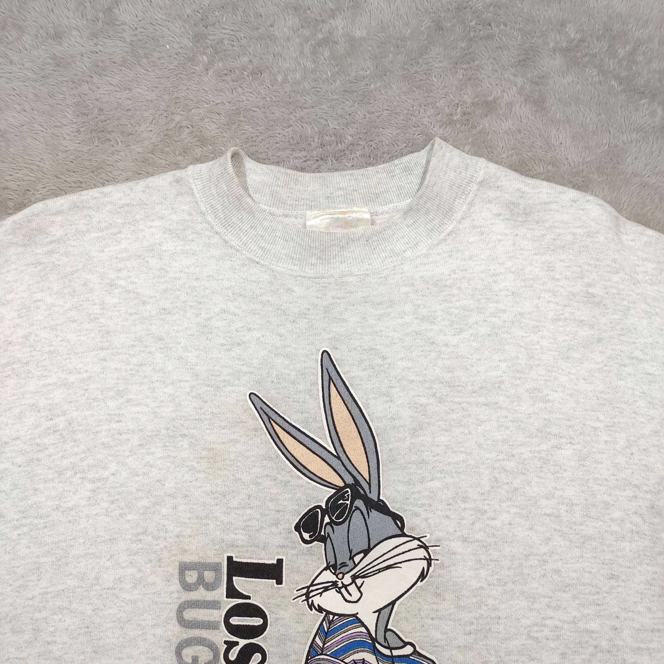 Warner Bros VINTAGE BUGS BUNNY LOS ANGELAS HIP HOP CREWNECK SWEATSHIRT Size US L / EU 52-54 / 3 - 3 Thumbnail