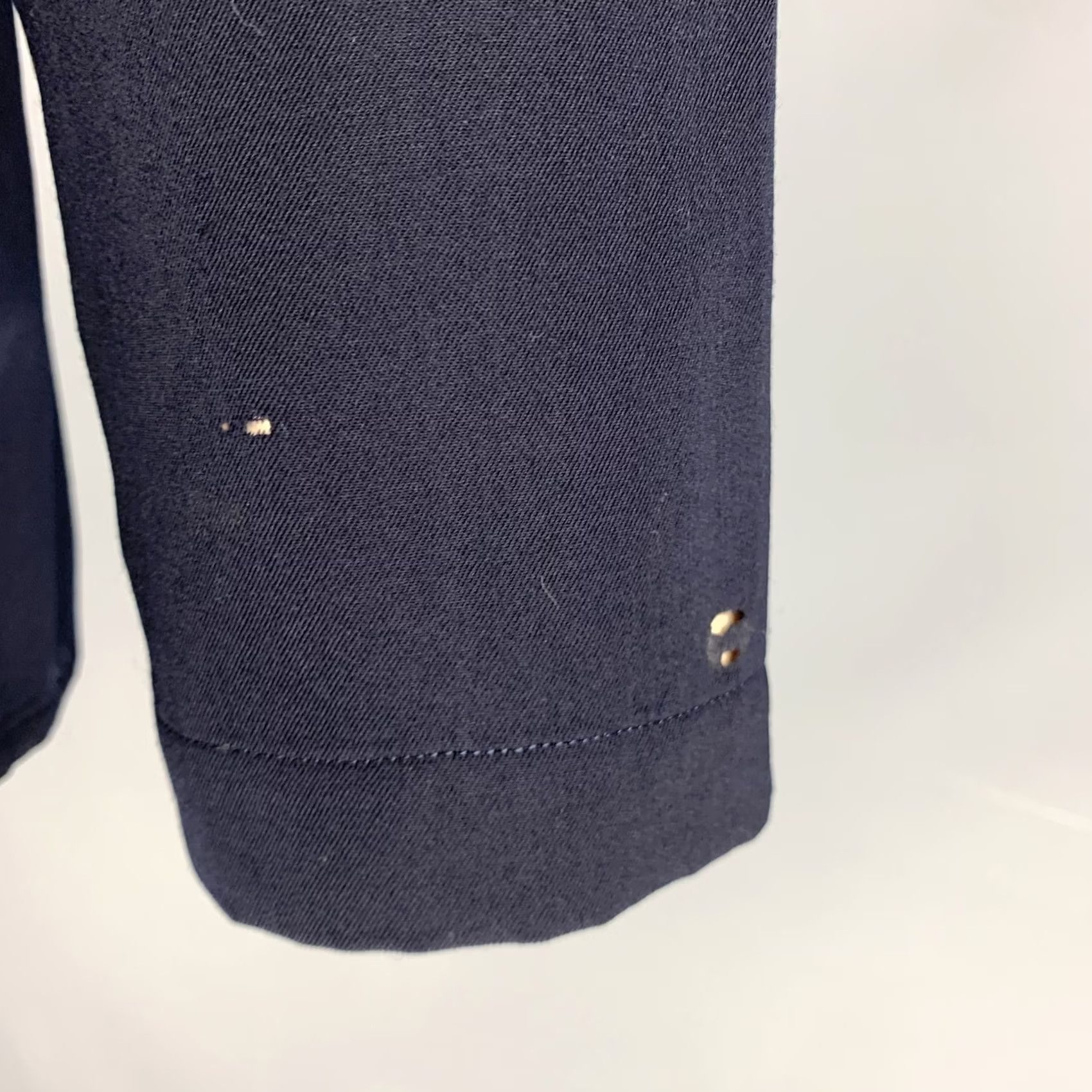Comme des Garcons Girl COMME des GARCONS Size S Navy Twill Buttoned Shirt Size S / US 4 / IT 40 - 5 Thumbnail