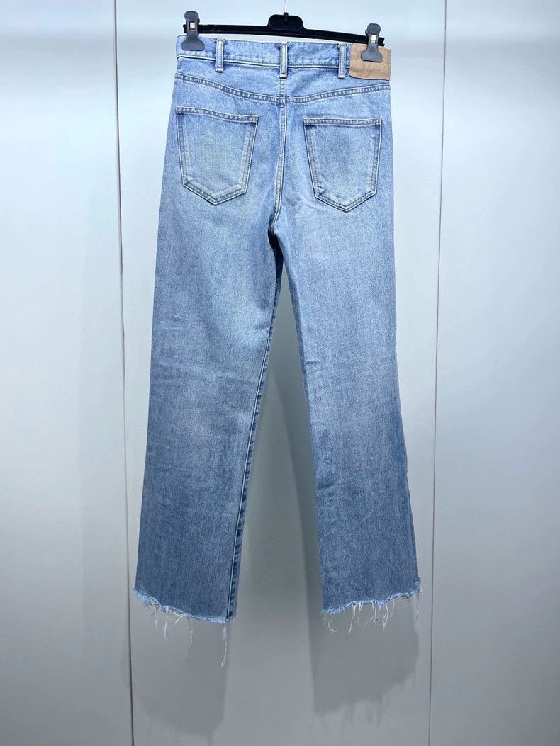 Celine Celine Light Blue Casual Denim Pants Size US 27 - 2 Thumbnail