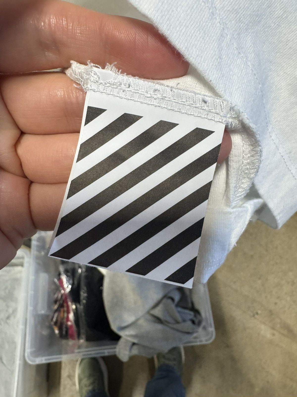 Off-White Off-White Golden Ratio Long Sleeve T-Shirt NEW 550$ Size US M / EU 48-50 / 2 - 5 Thumbnail