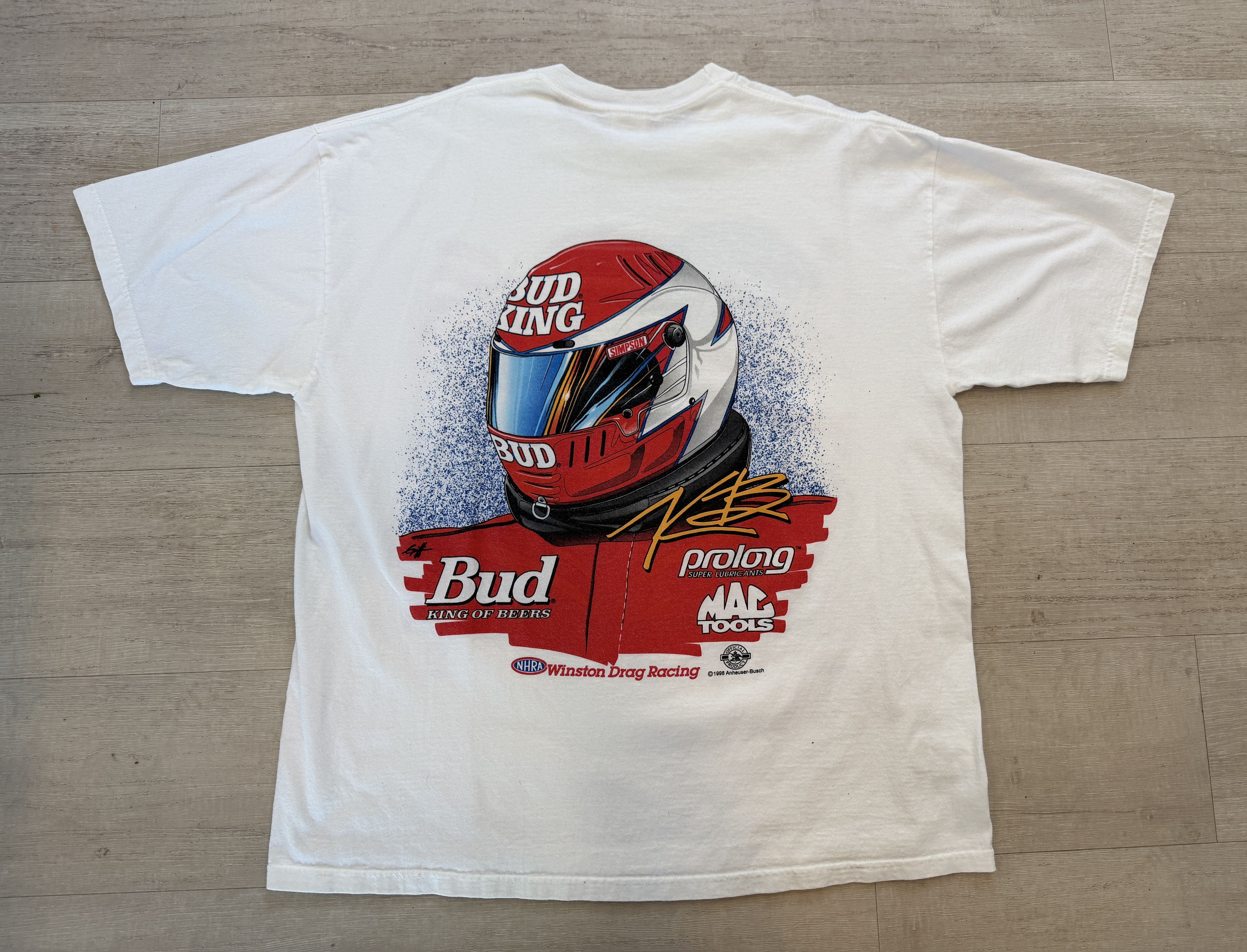Budweiser Vintage Budweiser NHRA Racing tee Size US L / EU 52-54 / 3 - 2 Thumbnail