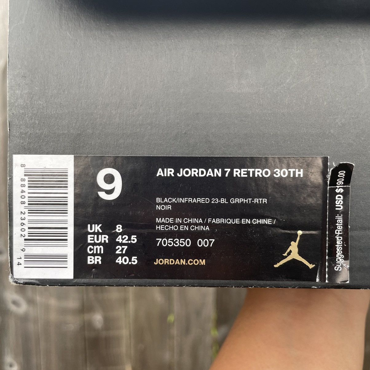 Jordan Brand × Nike Nike air Jordan 7 Barcelona Nights size 9 men Size US 9 / EU 42 - 10 Thumbnail