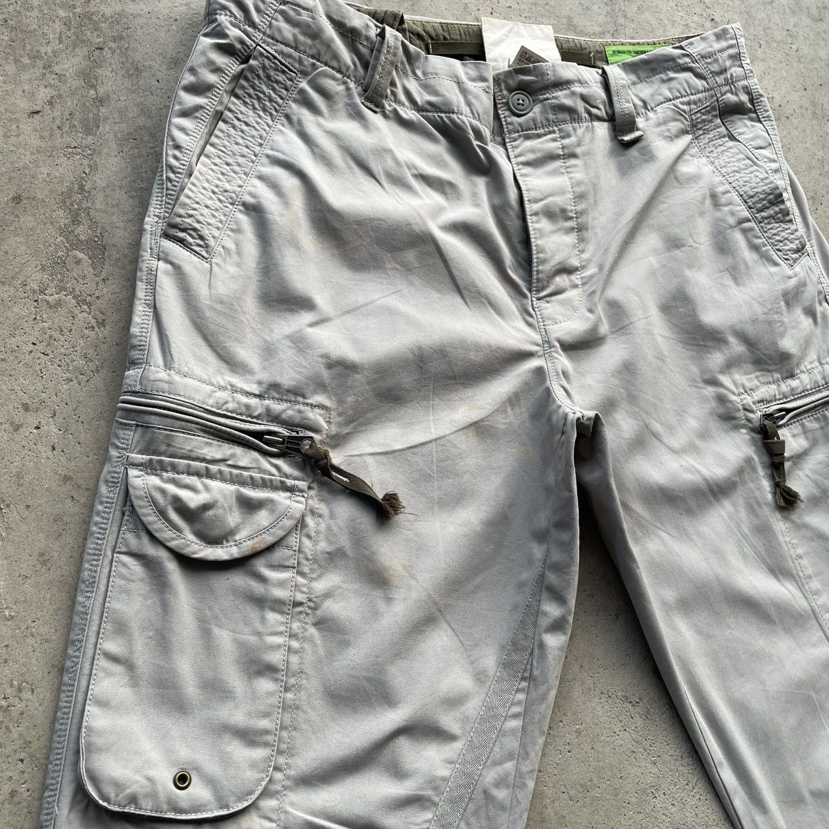 Vintage Vintage Gap Faded/Stain/Dirty Cargo Pants Workwear Tactical Size US 36 / EU 52 - 9 Thumbnail