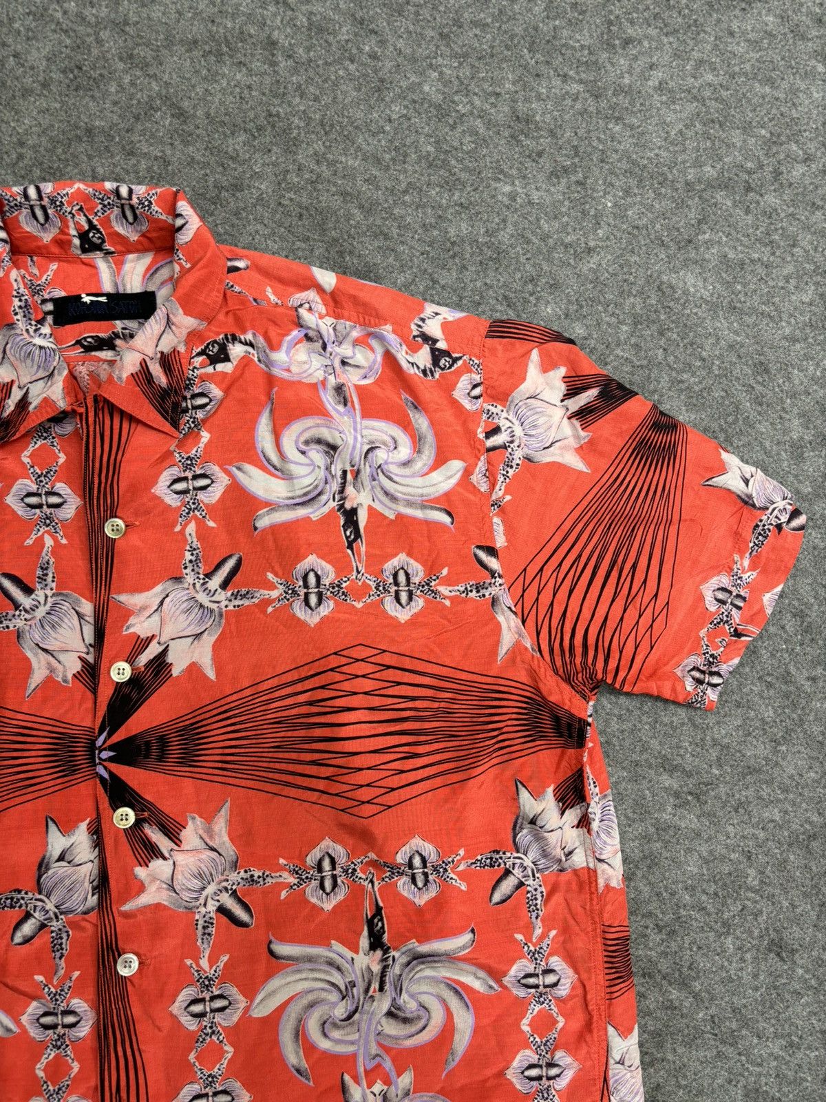 Designer 💥Designer Rayon💥Kohshin Satoh Volaju Rayon Shirt F508 Size US M / EU 48-50 / 2 - 11 Thumbnail