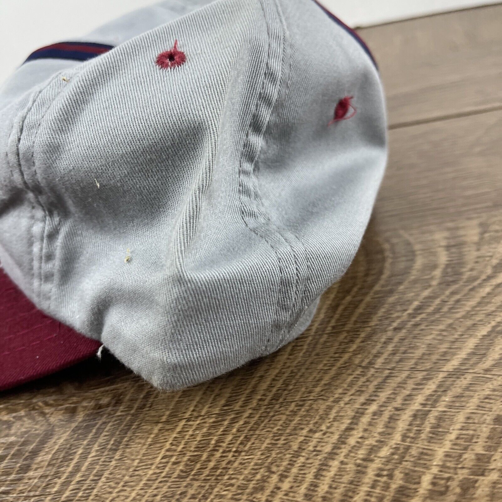 Other Gray Red Snapback Hat Athletic Adjustable Adult Size Hat Gra Size ONE SIZE - 8 Thumbnail