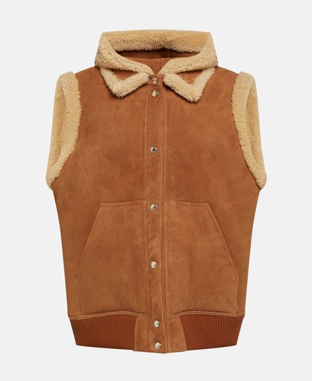 Lamb fur gilet