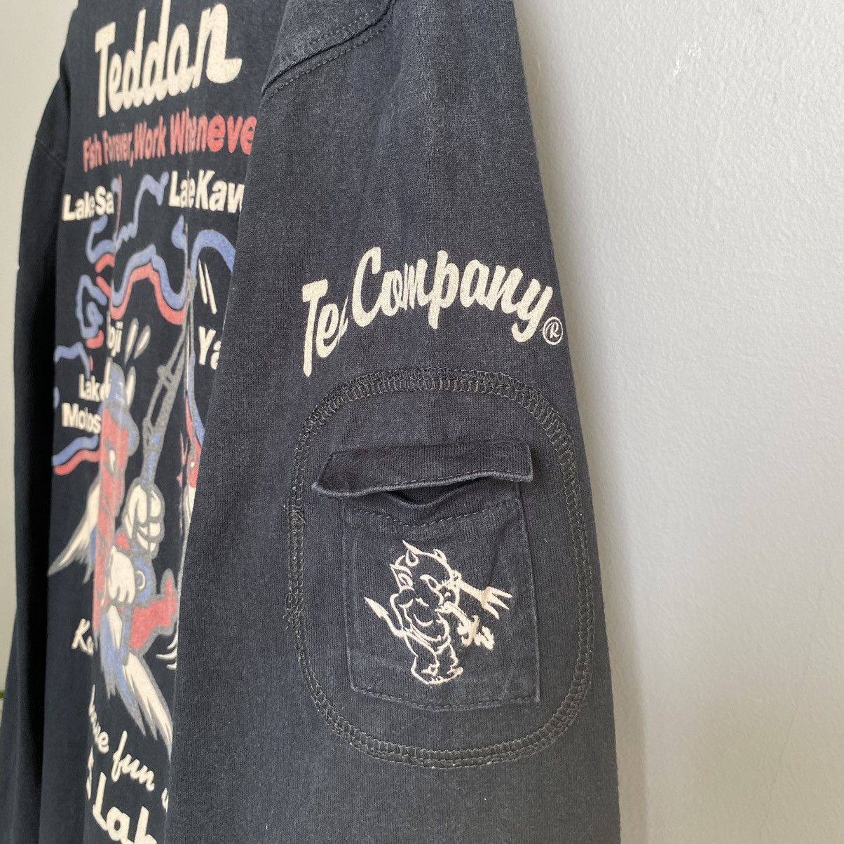 Tedman Vintage Faded Y2K Tedman Fuji 5 Lakes Fishing ERD GRUNGE TEE Size US L / EU 52-54 / 3 - 3 Thumbnail