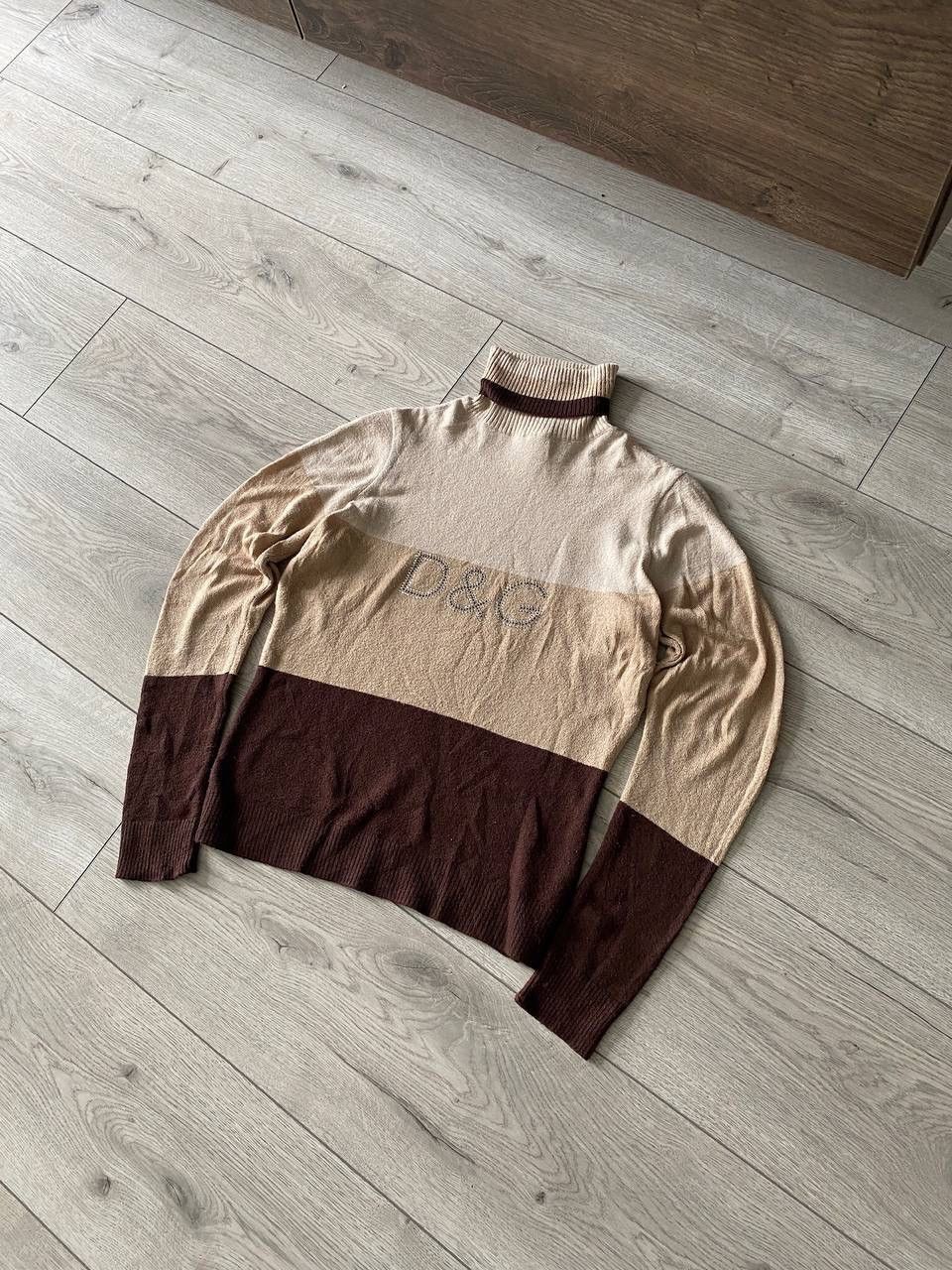 Dolce & Gabbana × Vintage Rare Dolce & Gabbana Logo Avantgarde Sweater T-shirt Size L / US 10 / IT 46 - 4 Thumbnail