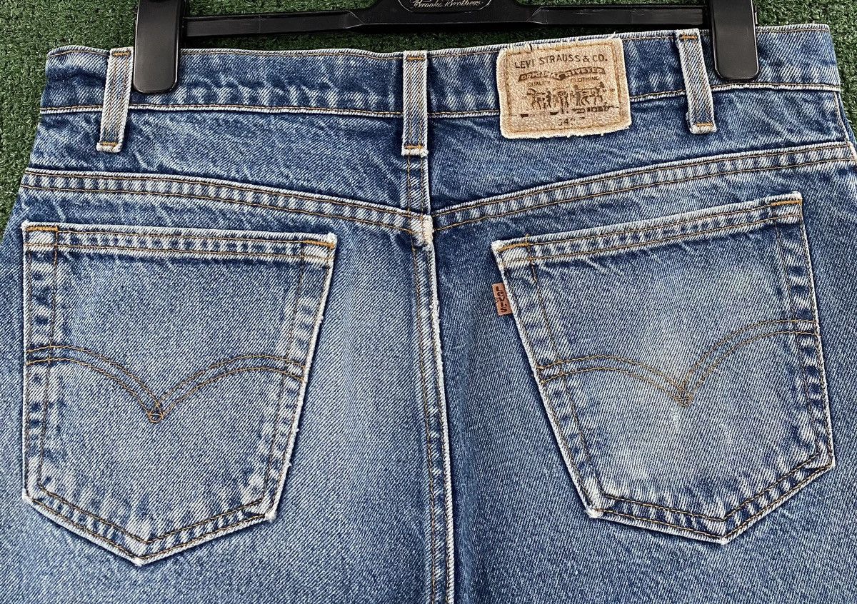 Levi's Vintage 90’s Levi’s 540 Relaxed Fit Brown Tab Jeans 35x28 Size US 35 - 5 Thumbnail