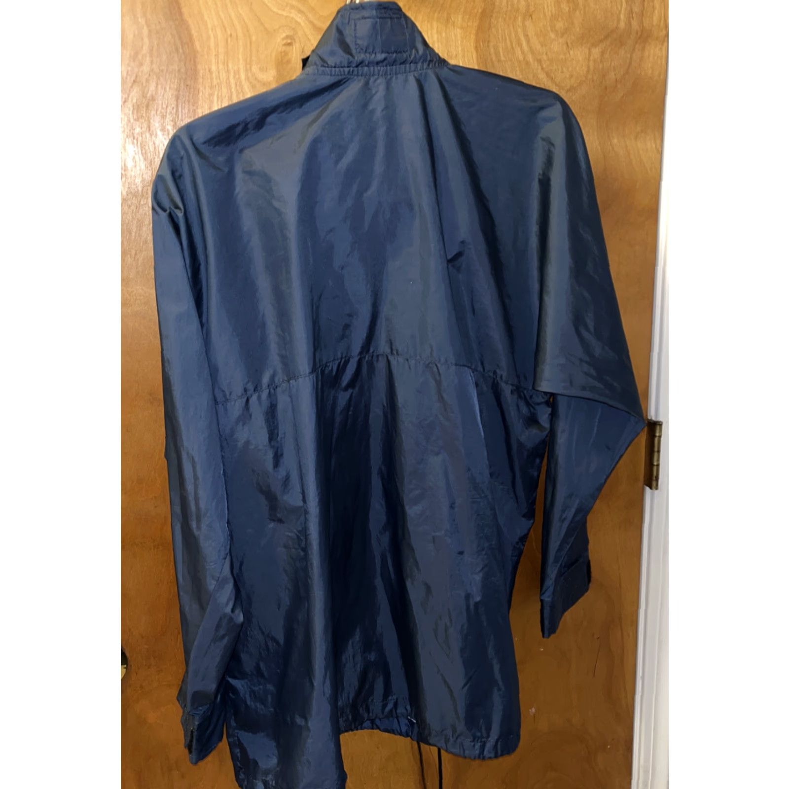 Equipment VINTAGE Zanskar Outdoor Equipment Windbreaker Rain Coat Jacket Unisex Small Summer Spring Nylon Very Dark Blue Women Size S / US 4 / IT 40 - 7 Thumbnail