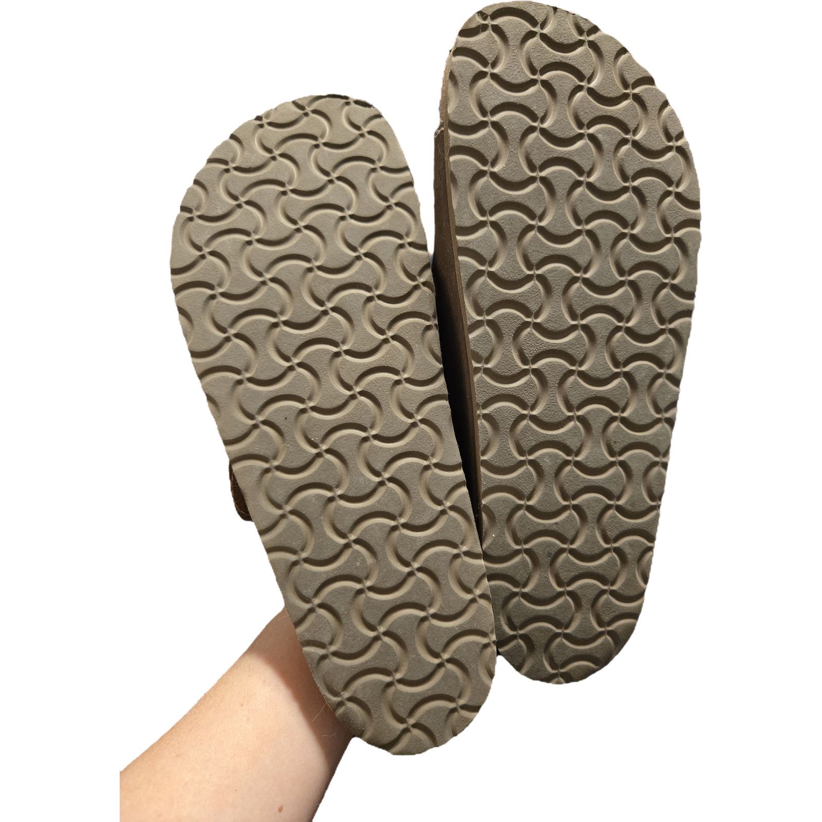 SKECHERS Skechers Arch Fit Brown leather Double Strap Slides 8 sandal Size US 8 / IT 38 - 10 Thumbnail