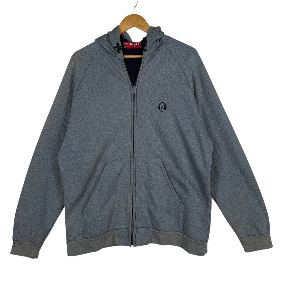 Stussy 🔥 Vintage Stussy Zip Up Hoodie Made In Usa Size US L / EU 52-54 / 3 - 6 Thumbnail