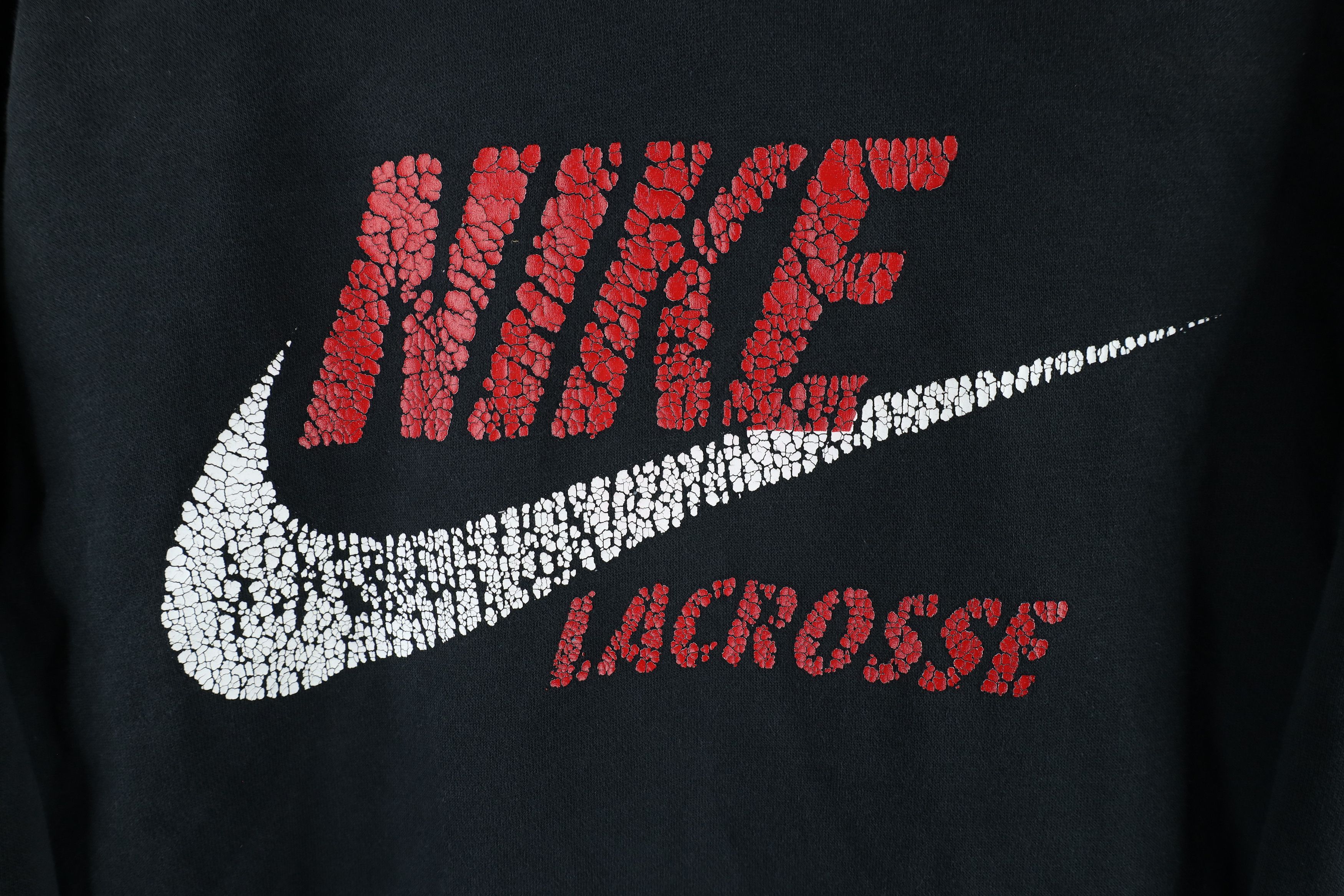 Nike × Vintage Vintage Nike Lacrosse Spell Out Big Logo Hoodie Sweatshirt Size US S / EU 44-46 / 1 - 4 Thumbnail