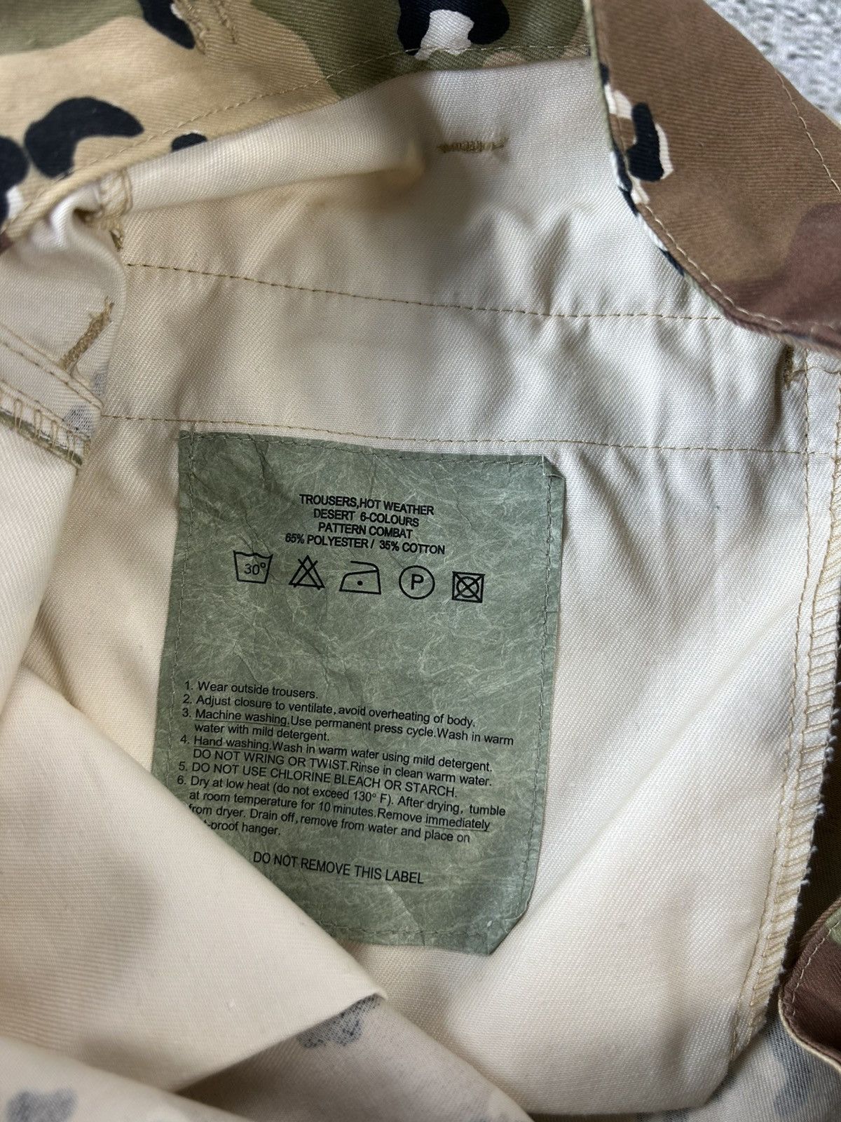 Vintage Military cargo pants vintage camo brown Size US 38 / EU 54 - 6 Thumbnail