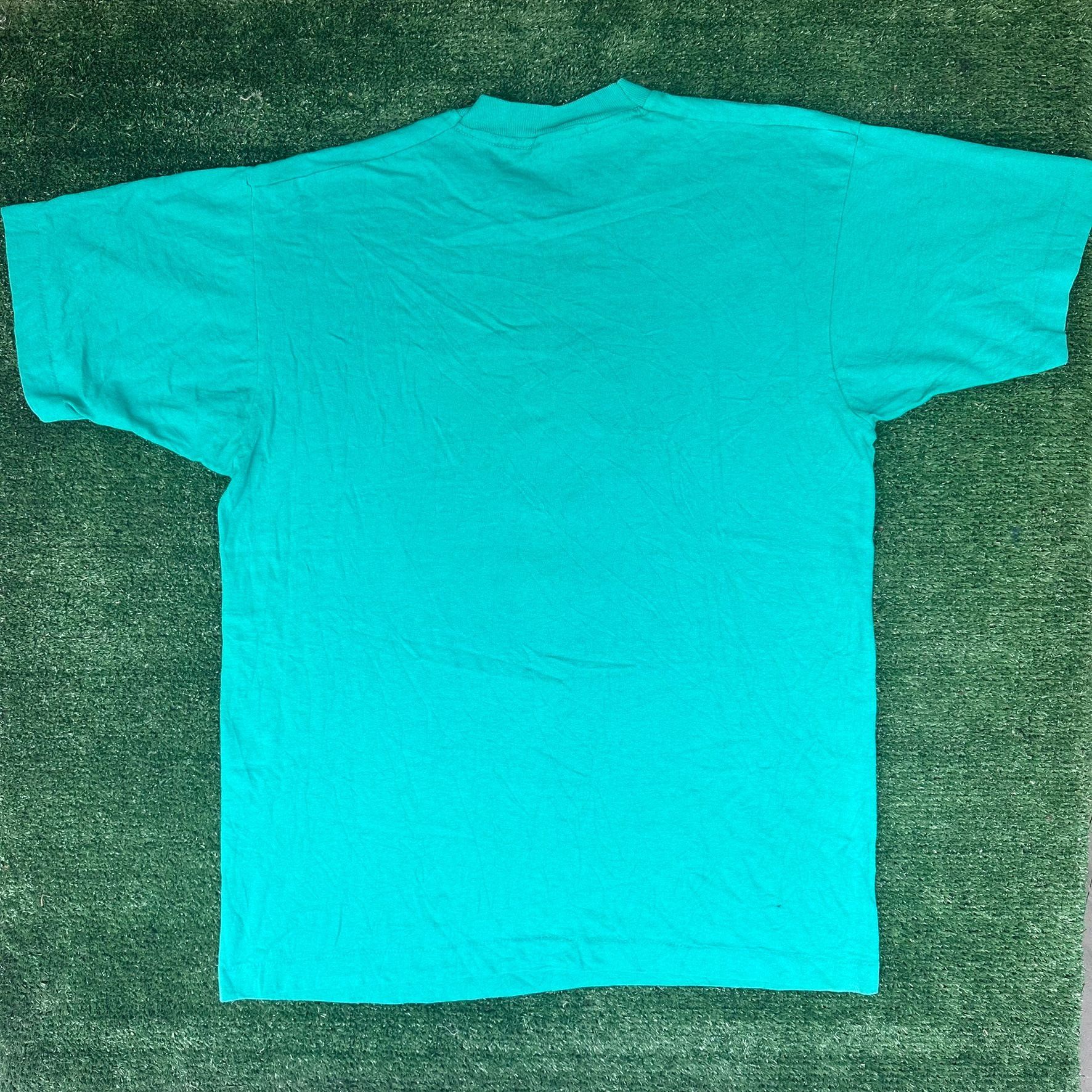 Vintage Vintage 90s Cowgirl Jeweled T-Shirt Turquoise L Single Stitc Size US L / EU 52-54 / 3 - 6 Thumbnail