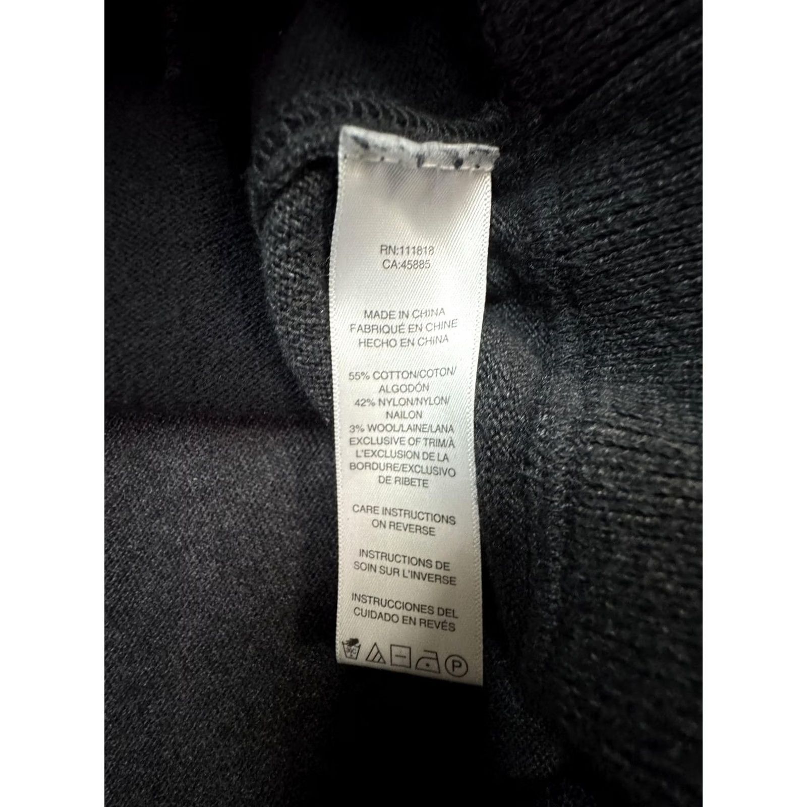 Michael Kors Michael Kors Hoodie Mens 2XL Black Gray Pullover Kangaroo Pocket Long Sleeve Size US XXL / EU 58 / 5 - 7 Thumbnail