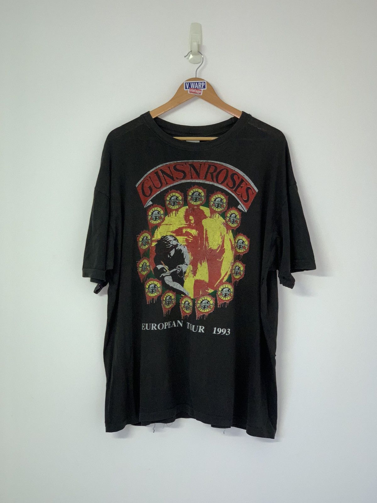 image of Band Tees x Guns N Roses Vintage Guns N Roses 90’S in Black, Men's (Size 2XL)