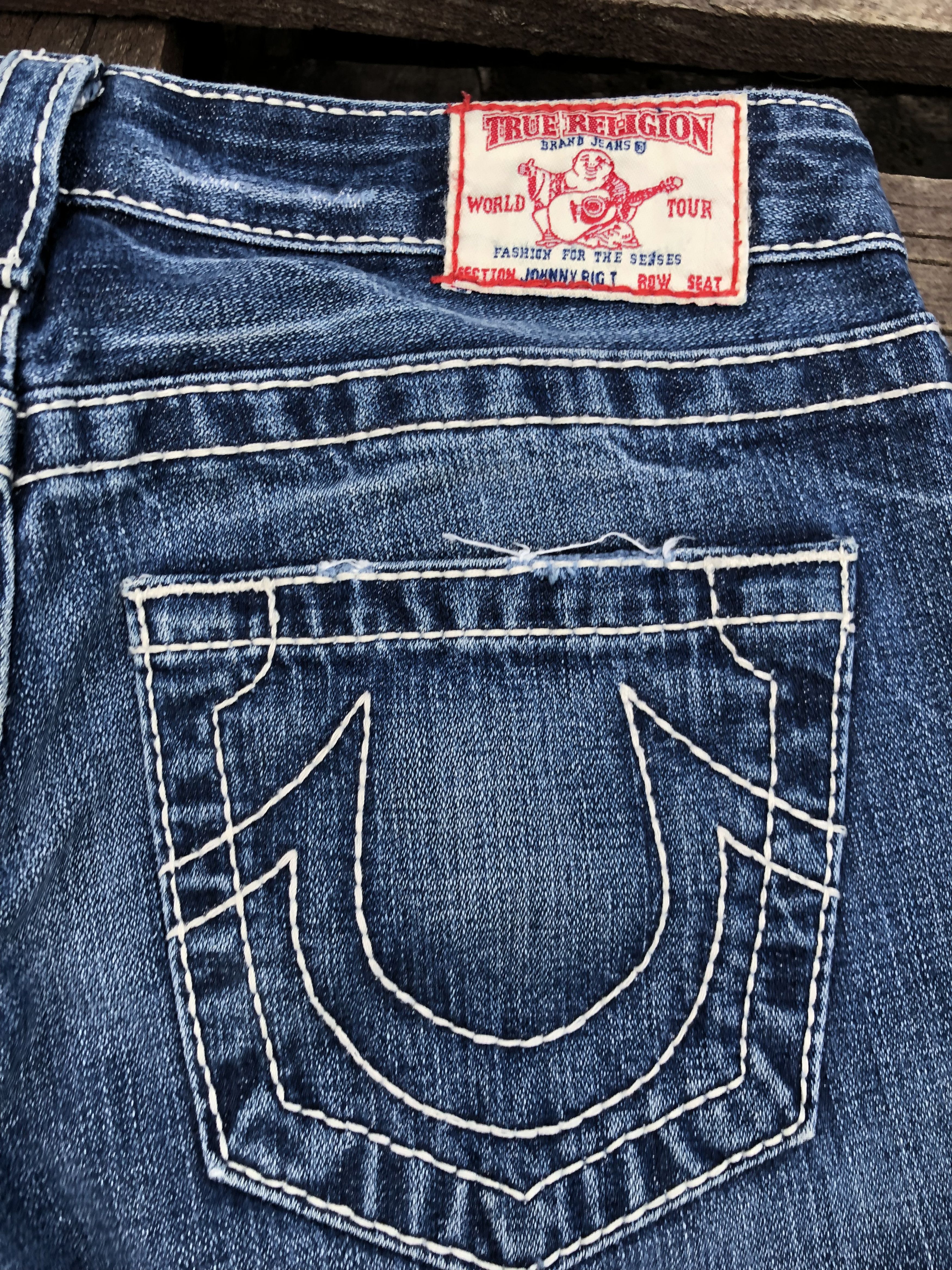 True Religion True Religion Y2K Vintage Johnny Big T Denim Jeans Size 27 Size 27" / US 4 / IT 40 - 15 Thumbnail
