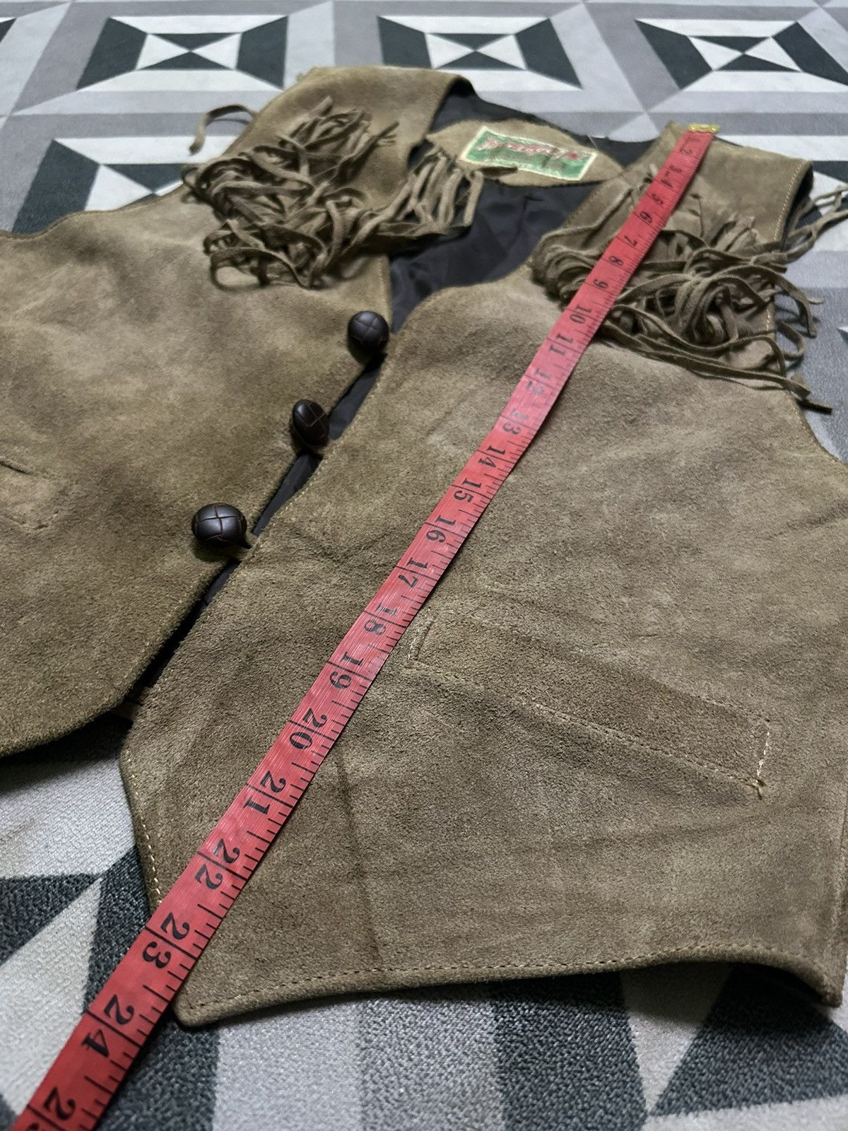 Vintage Portugal cowboy leather vest Size US M / EU 48-50 / 2 - 9 Thumbnail