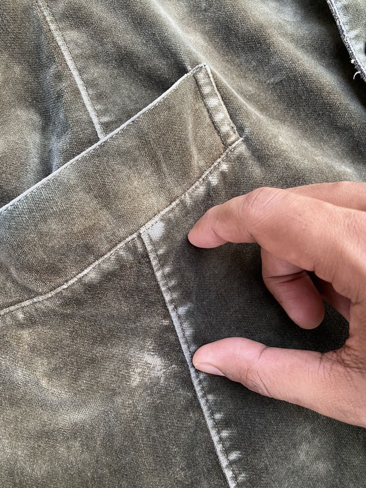 Tornado Mart 🔥 Distresed 🔥 Vintage Tornado Mart Velvet Jacket Size L / US 10 / IT 46 - 13 Thumbnail