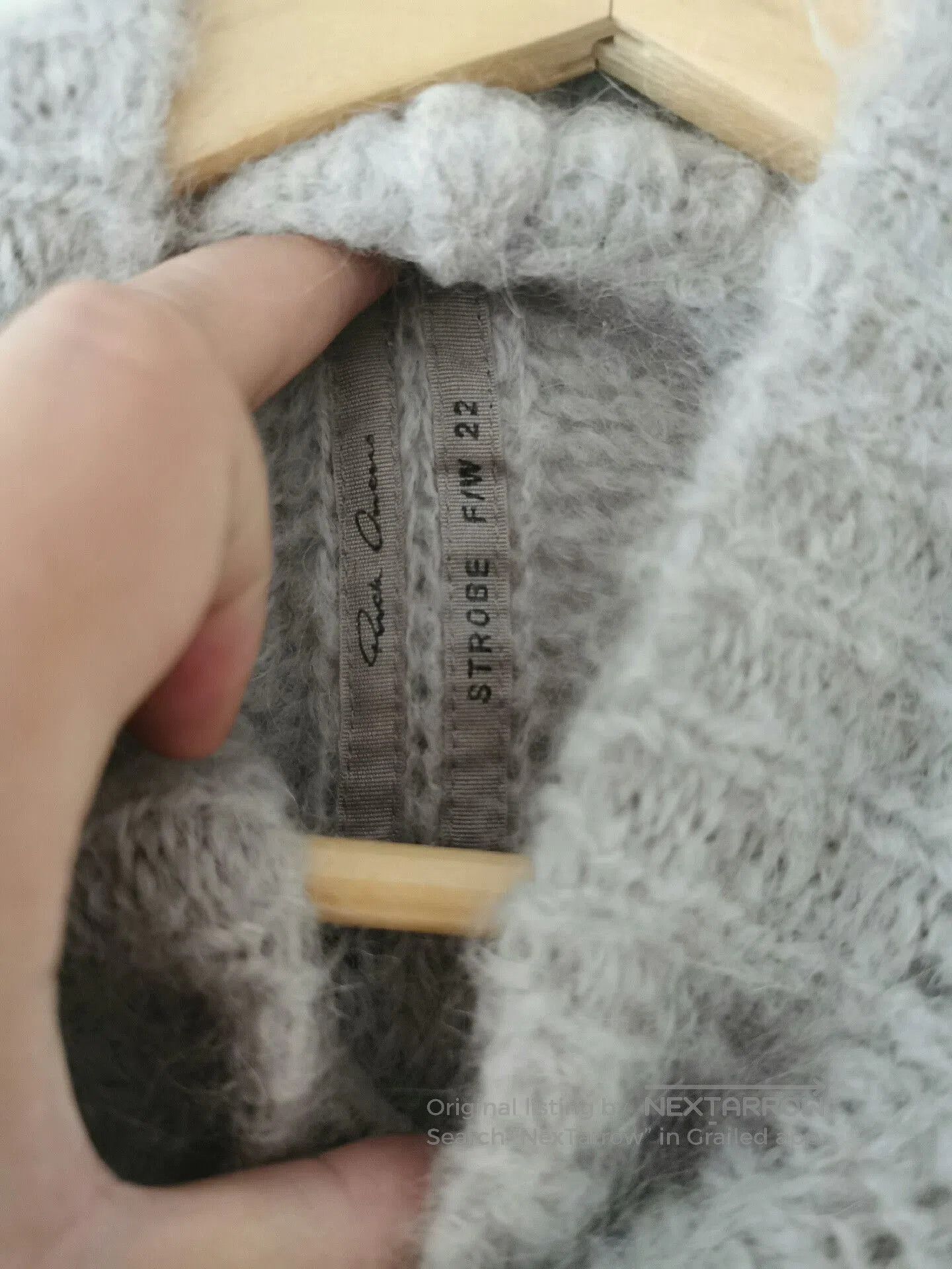 Rick Owens Rick Owens Mohair Sweater in Pearl Color. Size M / US 6-8 / IT 42-44 - 3 Thumbnail