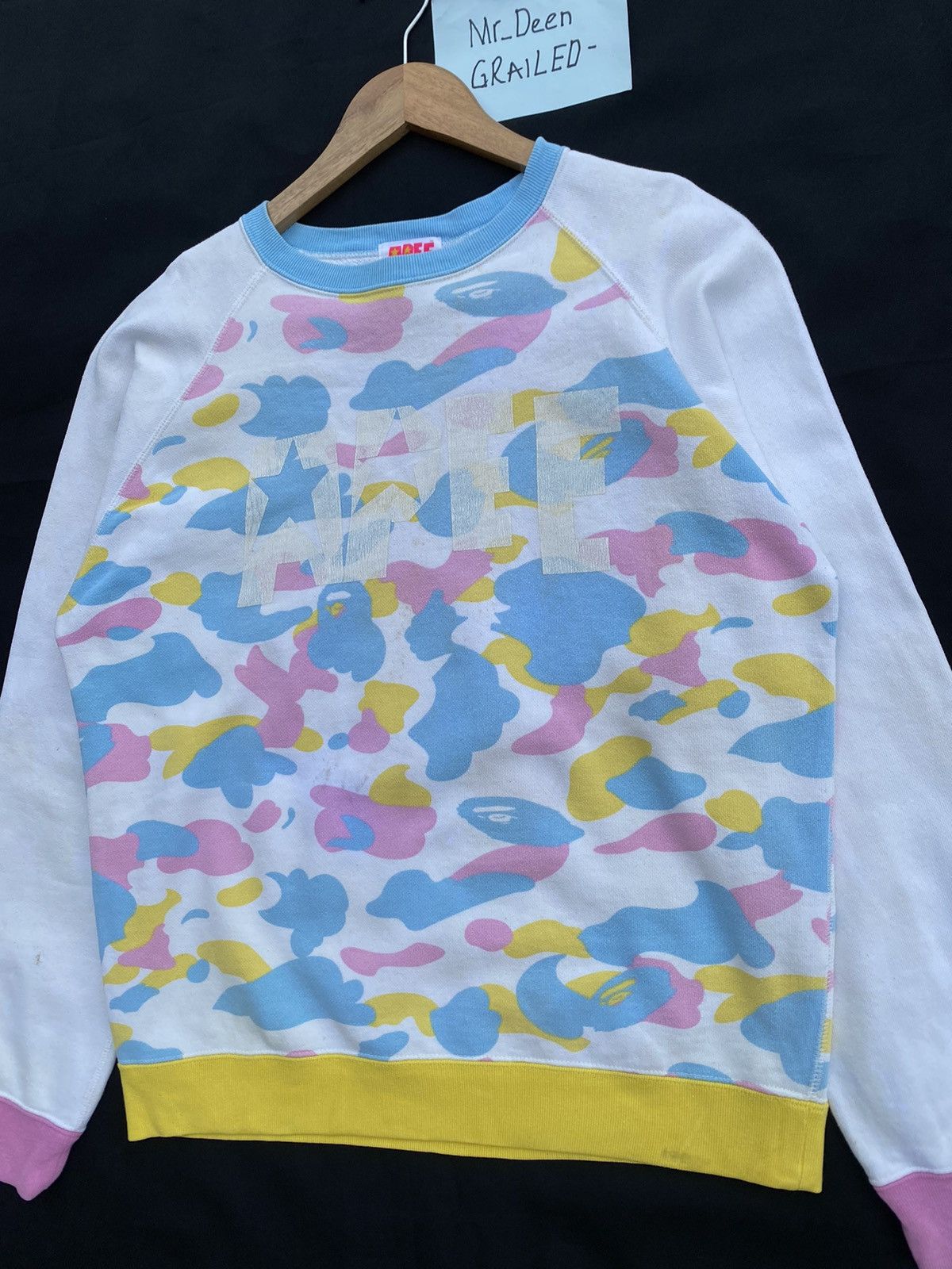 Bape Rare BAPE by Bathing Ape Camo Multicolor Sweater Size S / US 4 / IT 40 - 7 Thumbnail