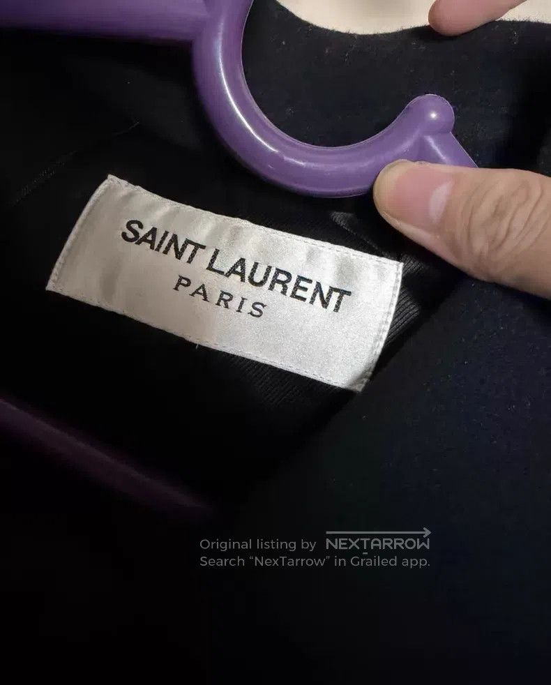 Saint Laurent Paris Saint Laurent Paris Gold Buckle Coat i Size US S / EU 44-46 / 1 - 6 Thumbnail