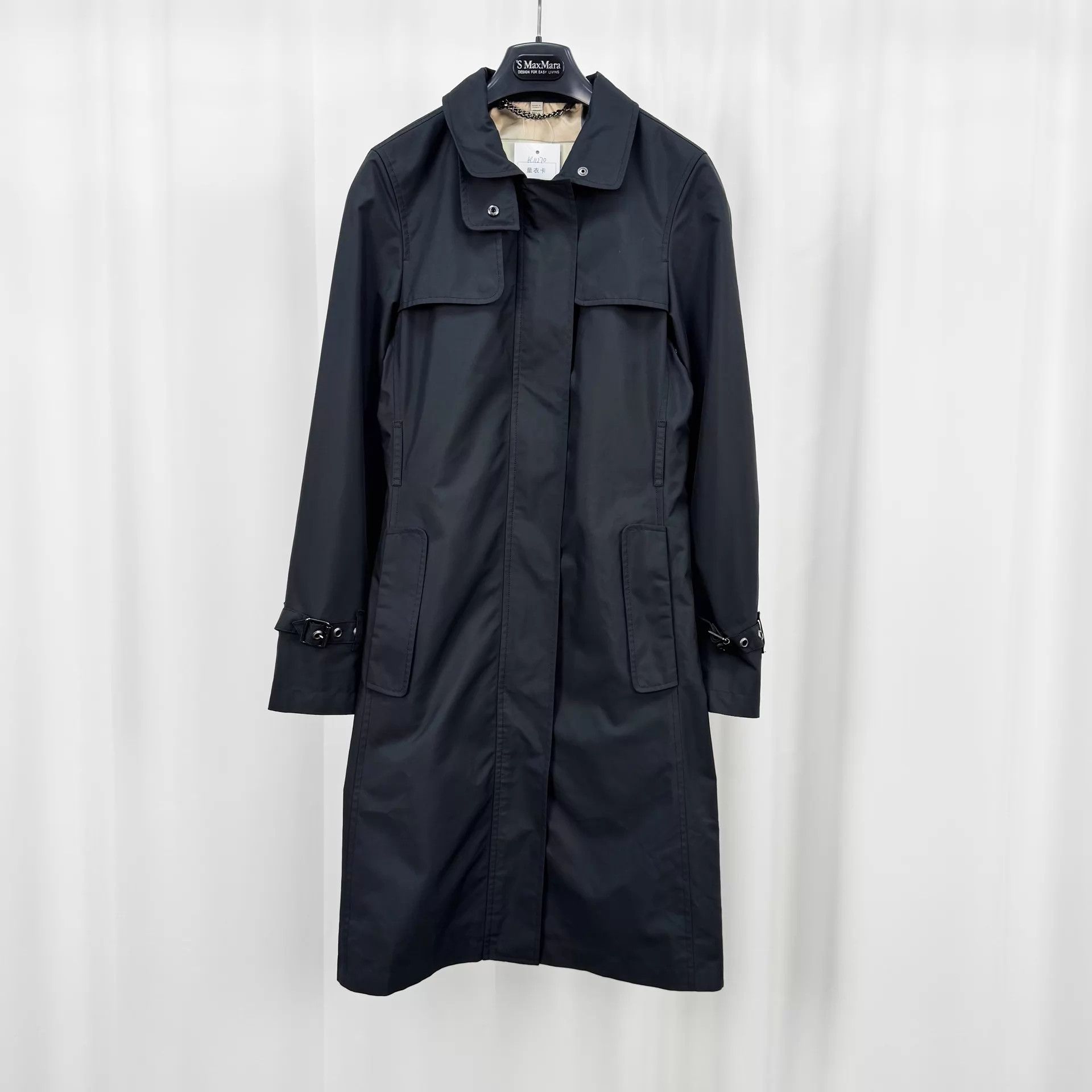Burberry Burberry Trench Check Lined UK4 98 New Beltless Size XS / US 0-2 / IT 36-38 - 1 Thumbnail
