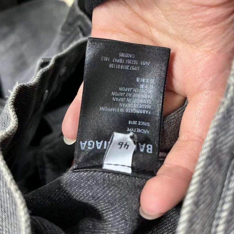 Balenciaga Balenciaga latest gray back logo washed denim jacket-2506 Size US M / EU 48-50 / 2 - 7 Thumbnail