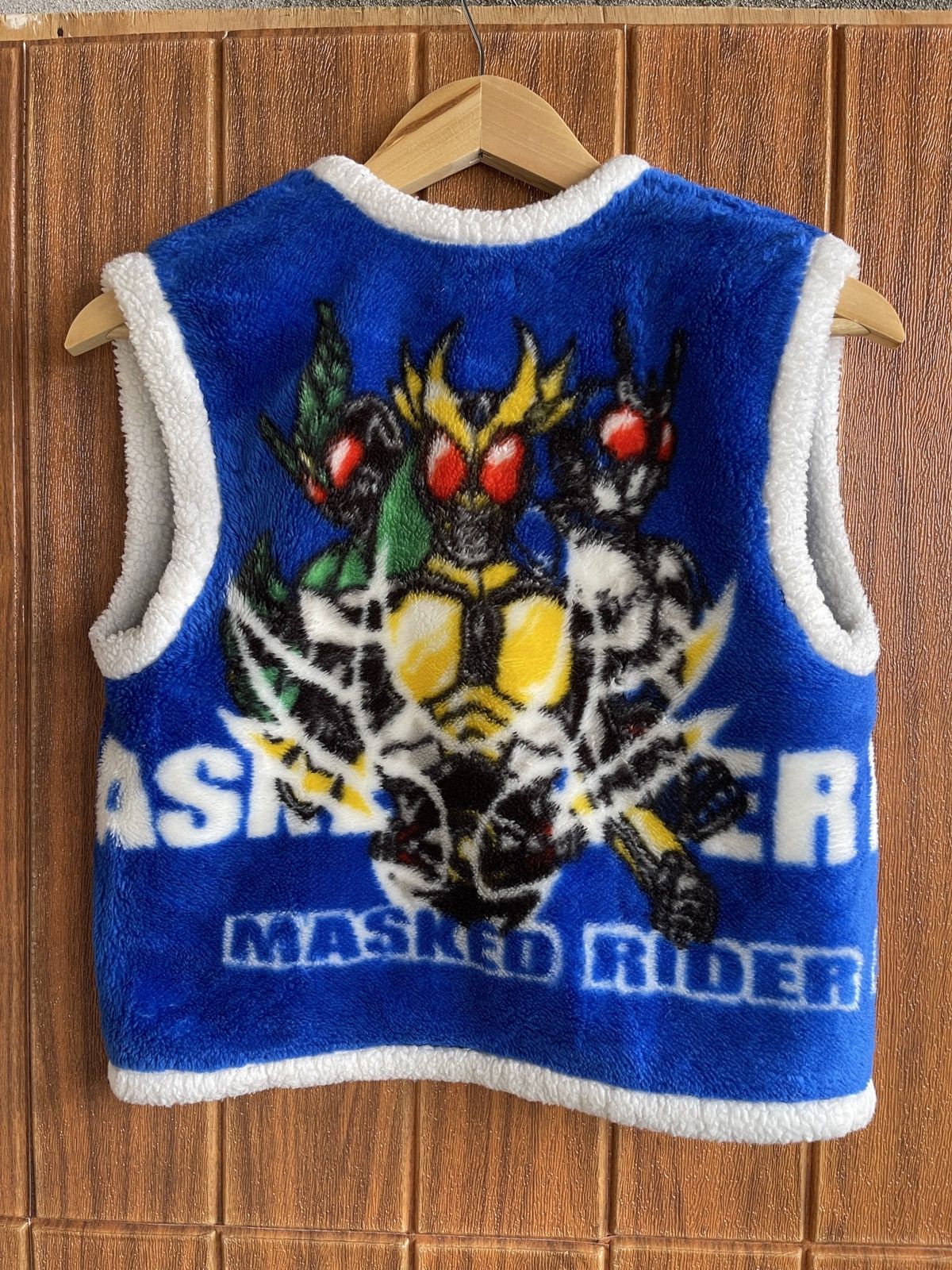 Anime Rare🔥Masked Rider Tank Top Sleeve Less Fleece Size US S / EU 44-46 / 1 - 1 Thumbnail