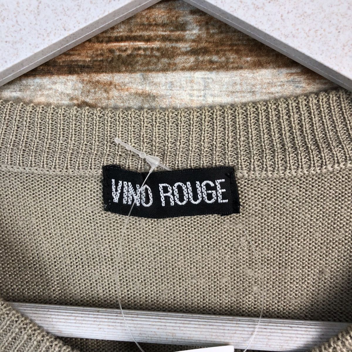 Japanese Brand Vino Rouge Brown Patterned Cardigans Knitwear #A1263 Size L / US 10 / IT 46 - 10 Thumbnail
