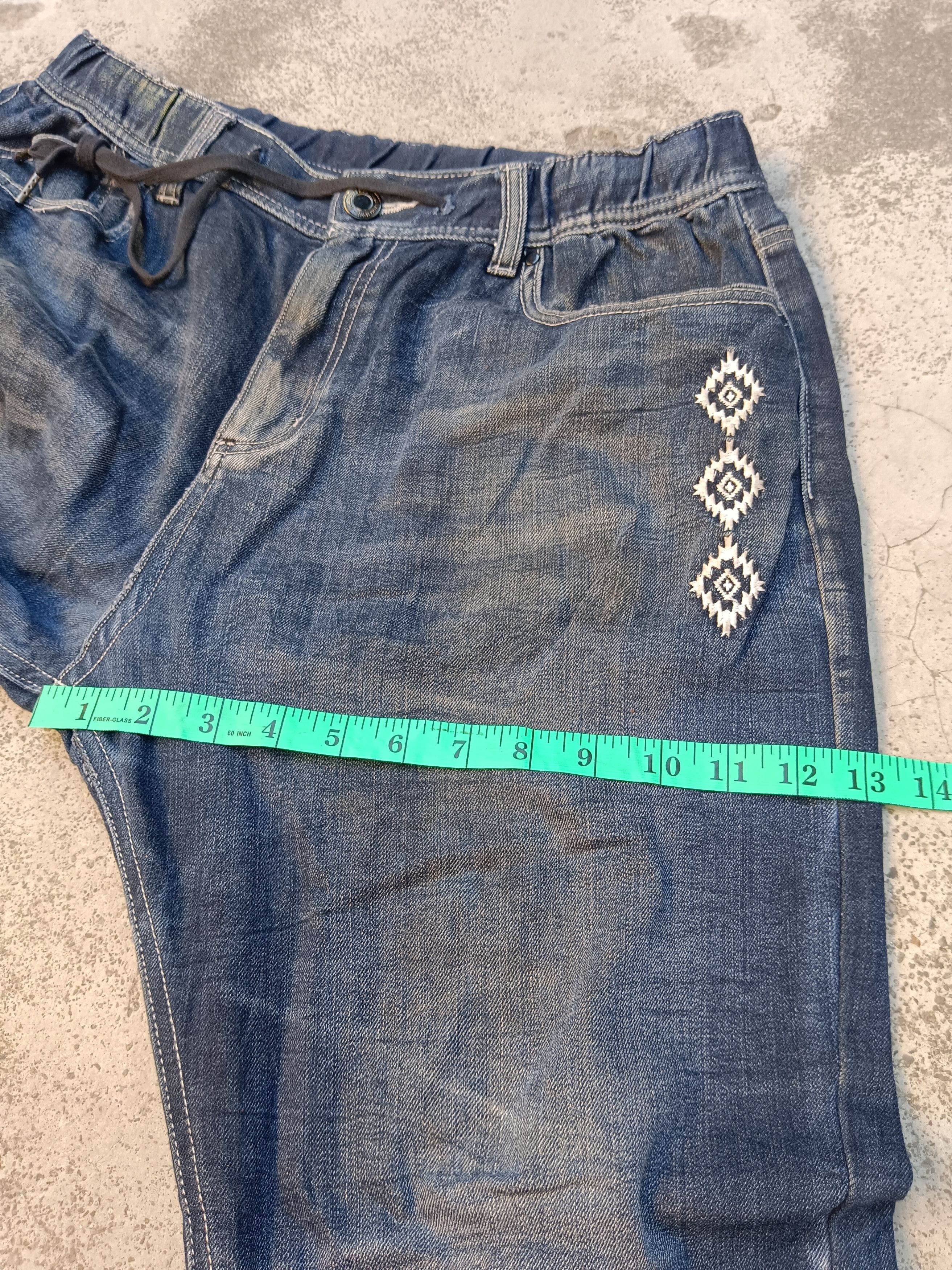 Japanese Brand 🔥Jogger denim 🔥 nice feded Size US 34 / EU 50 - 7 Thumbnail