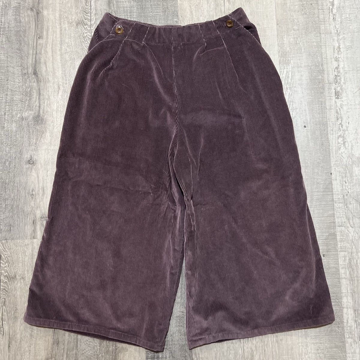 Handmade × Vintage VTG Handmade Baggy Purple Corduroy Wide Guacho Hippy Pants Size US 30 / EU 46 - 1 Thumbnail