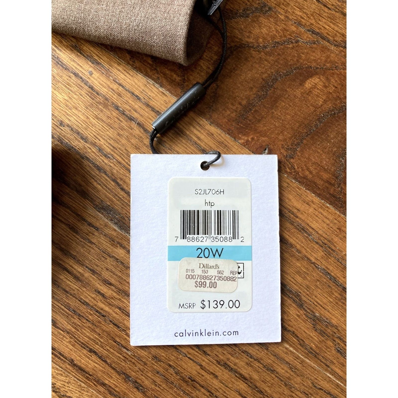 Calvin Klein Calvin Klein Blazer Womens 20W Plus Brown Notch Lapel Jacket Size 3XL / US 20-22 - 5 Thumbnail