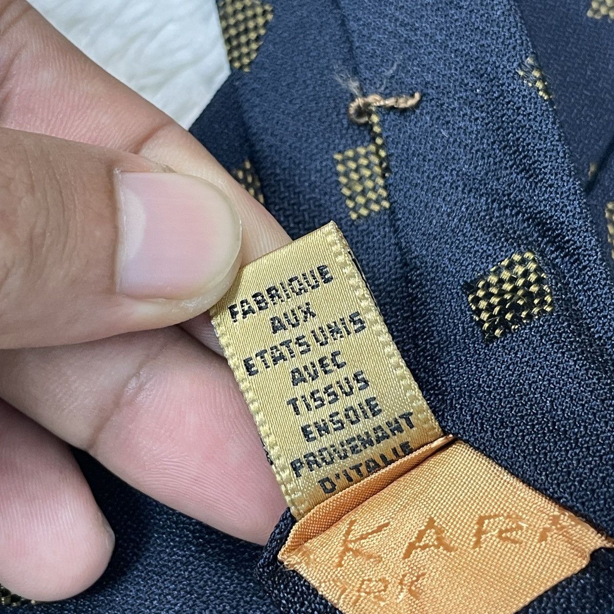 DKNY × Donna Karan Donna Karan Signature Monogram Silk Ties Size ONE SIZE - 12 Thumbnail