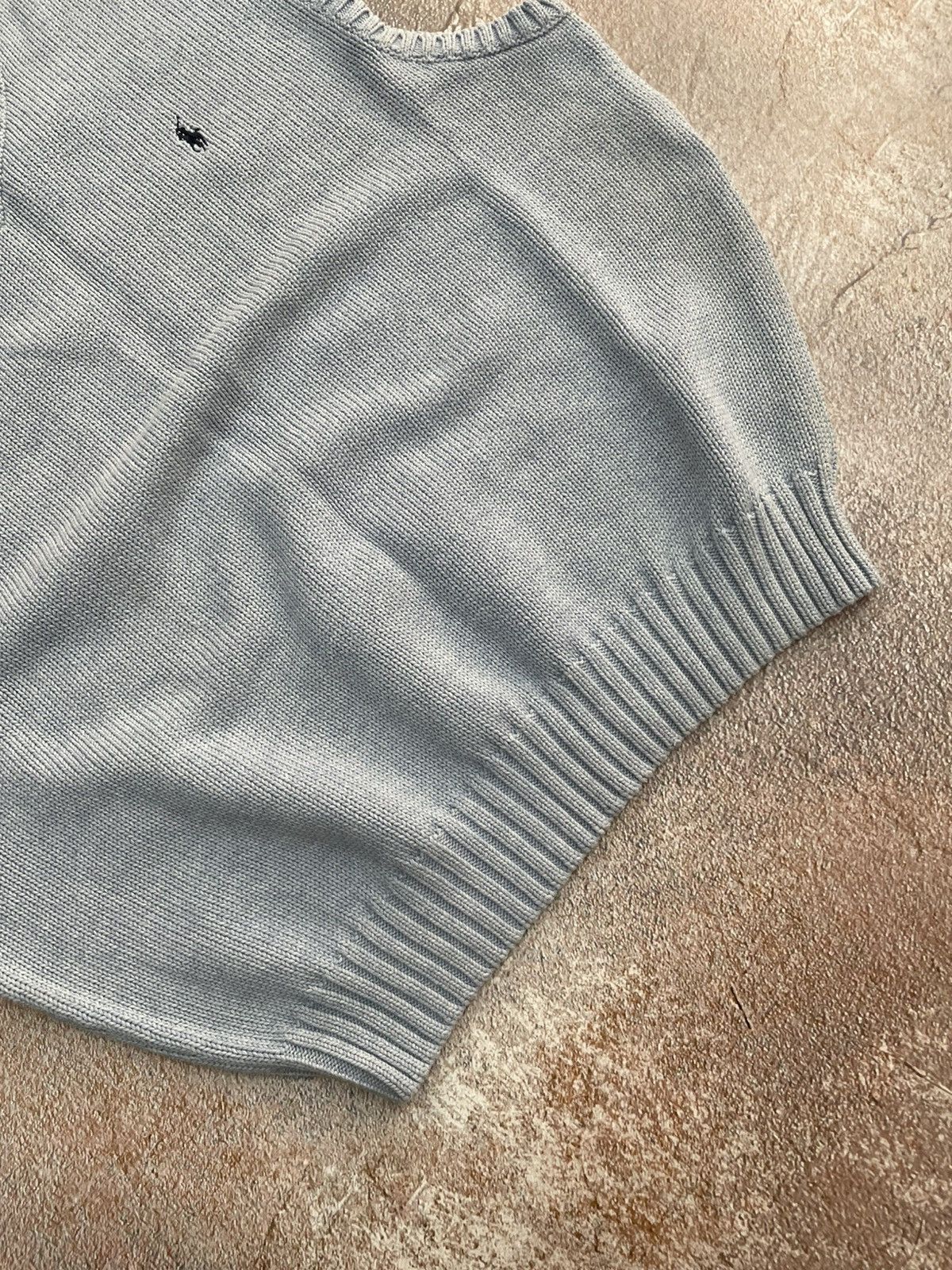 Polo Ralph Lauren Vintage Polo Ralph Lauren Heavy Cotton Knit Sweater Size US XL / EU 56 / 4 - 4 Thumbnail