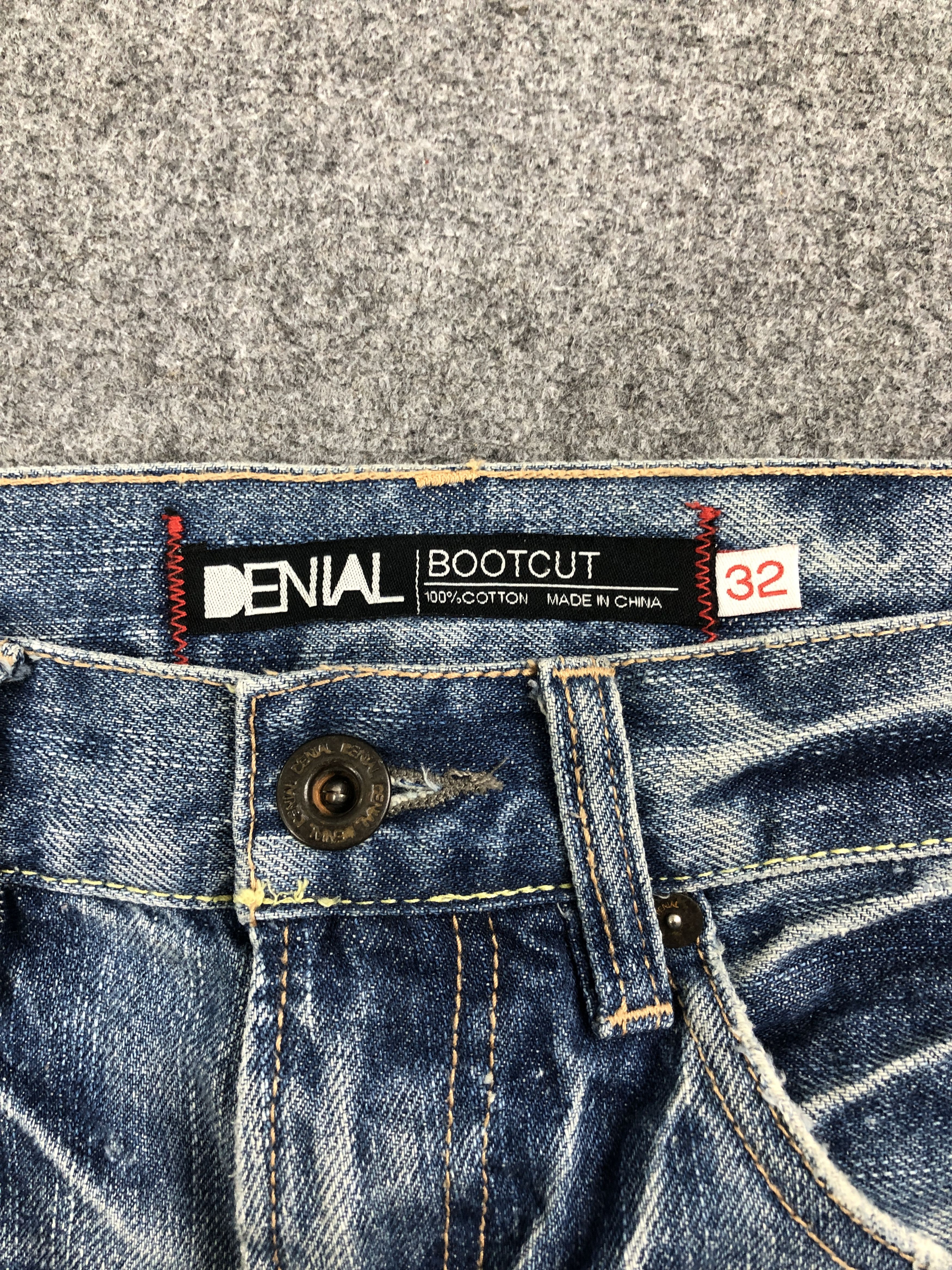 If Six Was Nine Vintage Japanese Brand Distressed Bootcut Jeans DP2482 Size US 33 - 9 Thumbnail