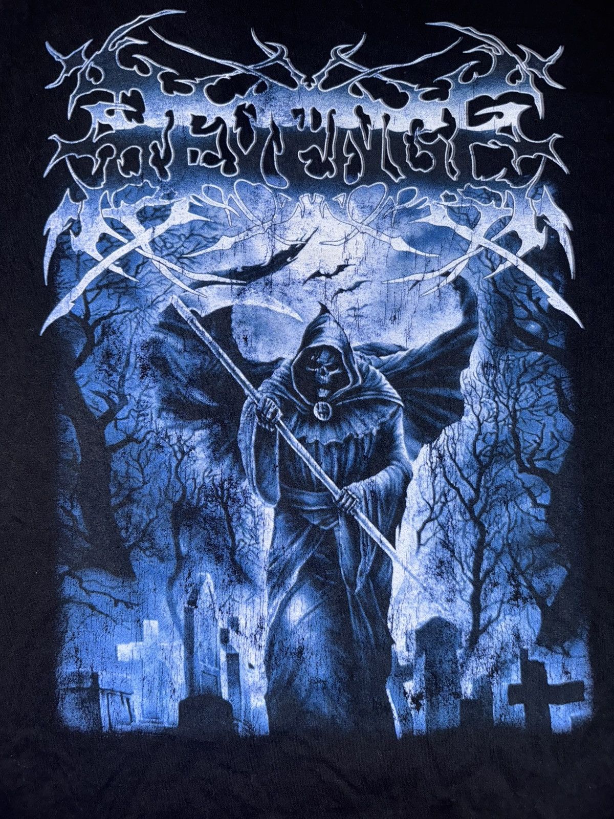 Revenge Revenge Blue Chrome Reaper Tee Size US XXL / EU 58 / 5 - 1 Thumbnail