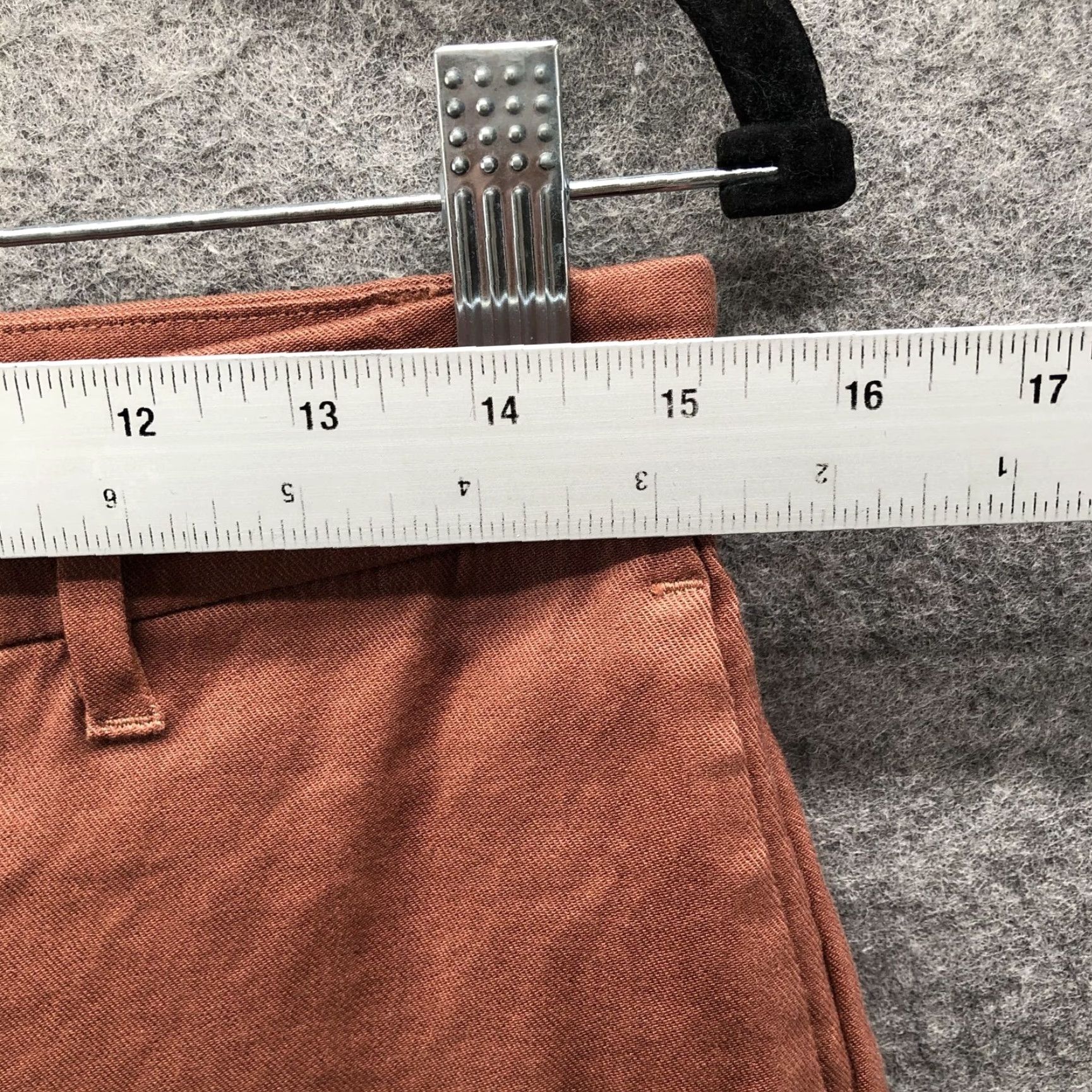 J. Jill J. Jill Pants Womens 8P Clay Linen Blend Crop Chino Flat Front Mid Rise Straight Size 30" / US 8 / IT 44 - 5 Thumbnail
