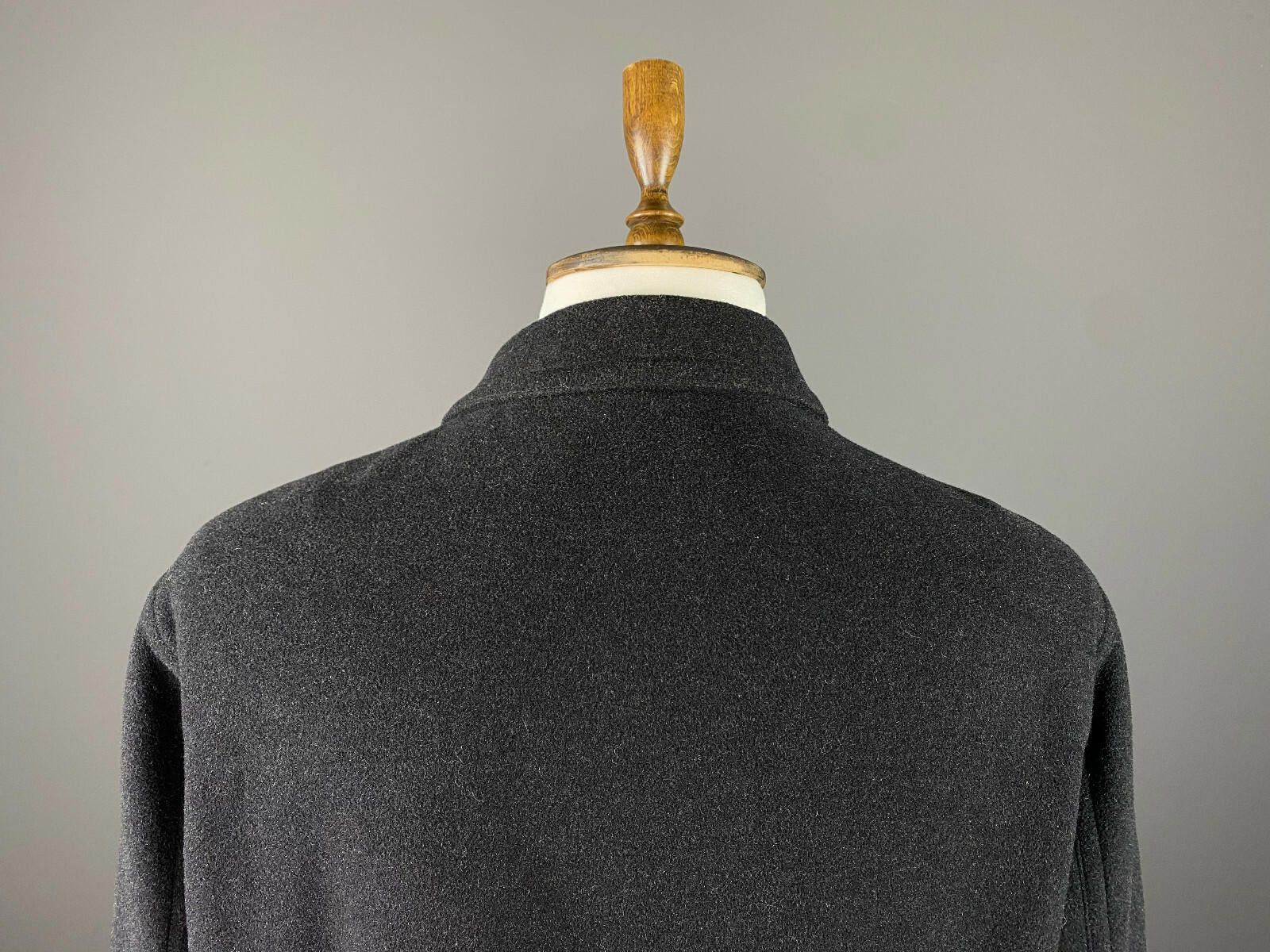Lacoste Lacoste Black Wool Full Zip Collared Coat Jacket Size 56/6 Size US M / EU 48-50 / 2 - 6 Thumbnail