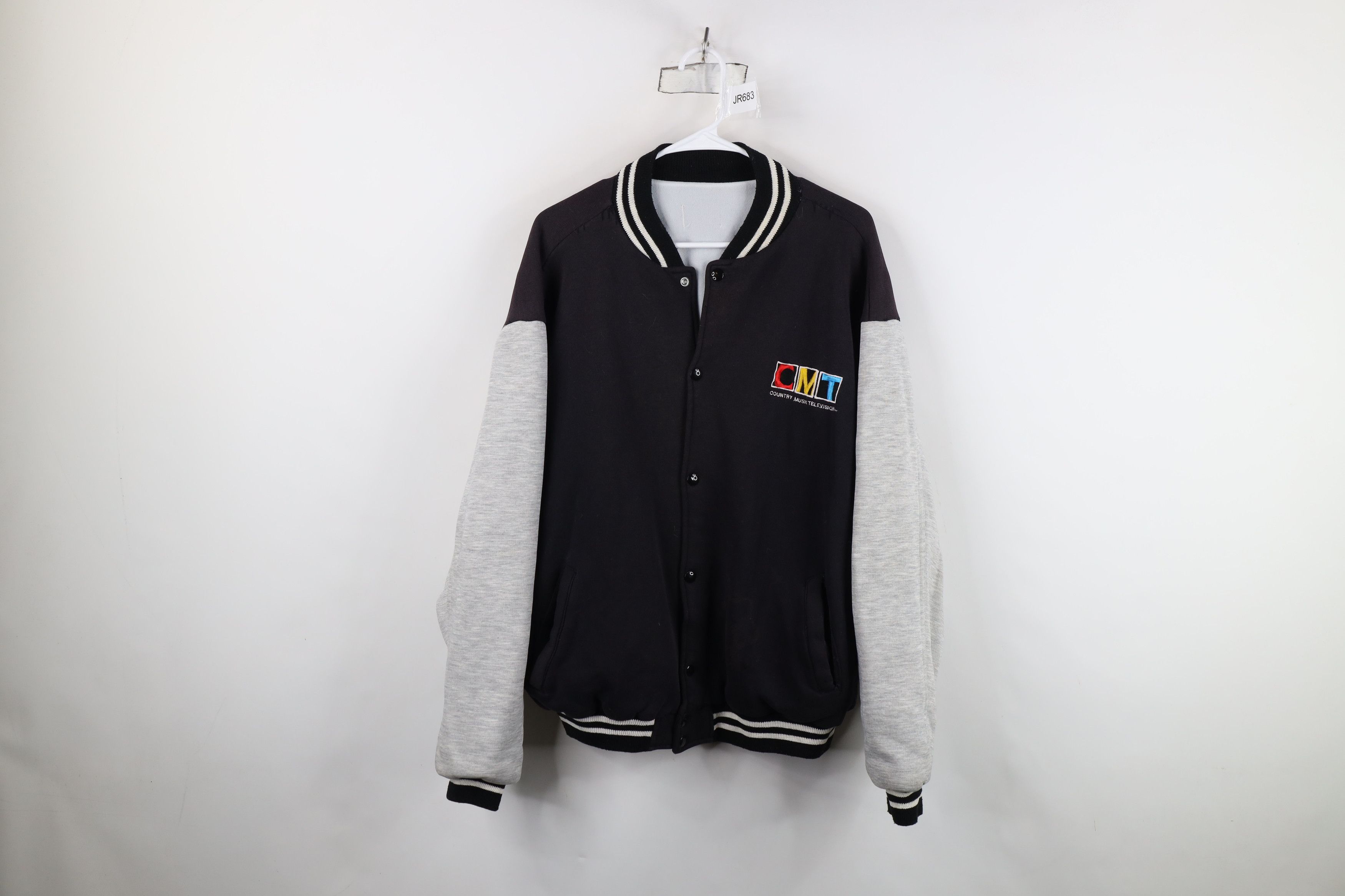 Vintage Vintage 90s CMT Country Music Television Bomber Jacket USA Size US XL / EU 56 / 4 - 1 Thumbnail