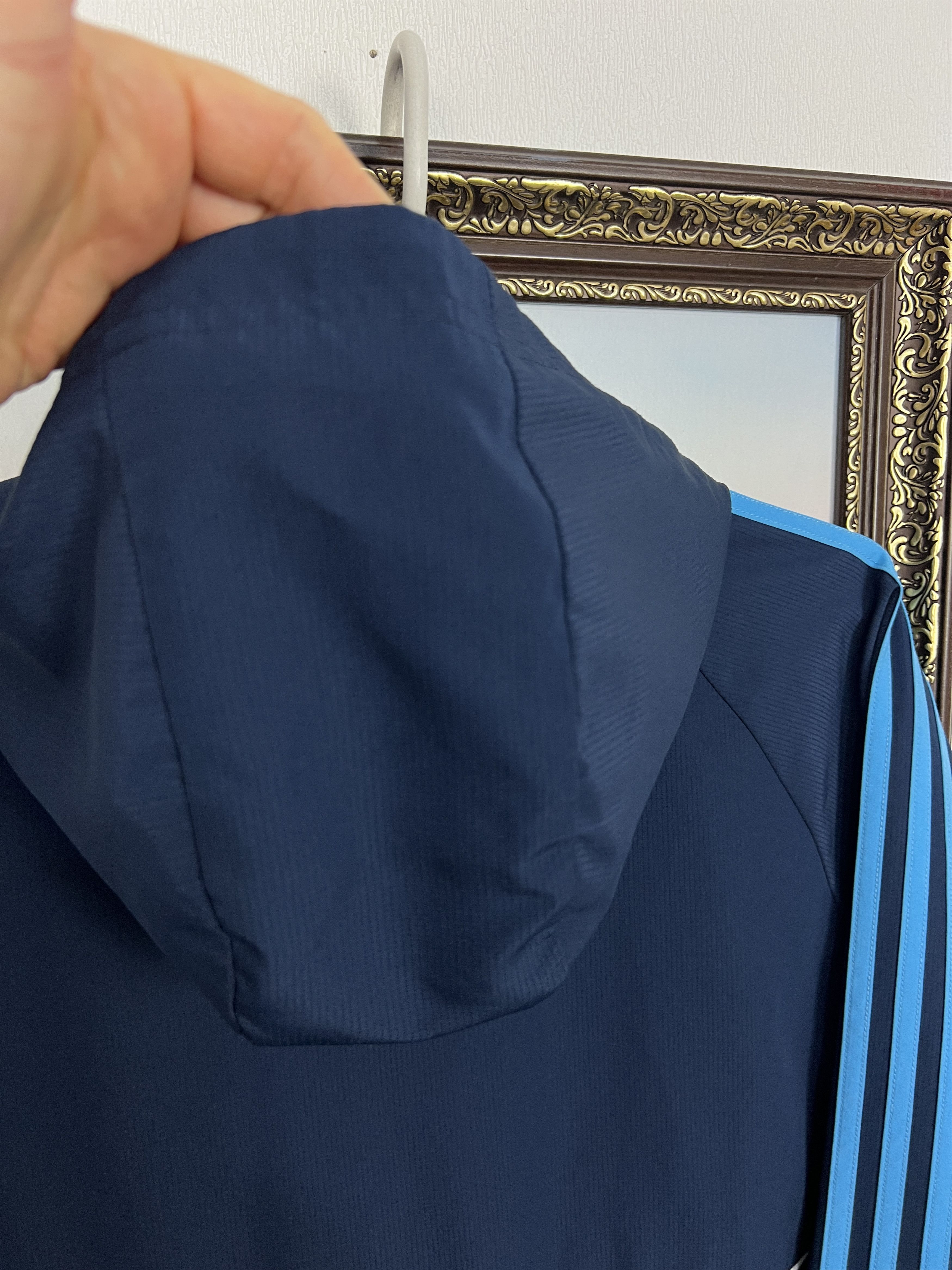 Adidas Marseille Football Jacket Soccer Track Top Hooded Rare Sport Size US M / EU 48-50 / 2 - 10 Thumbnail