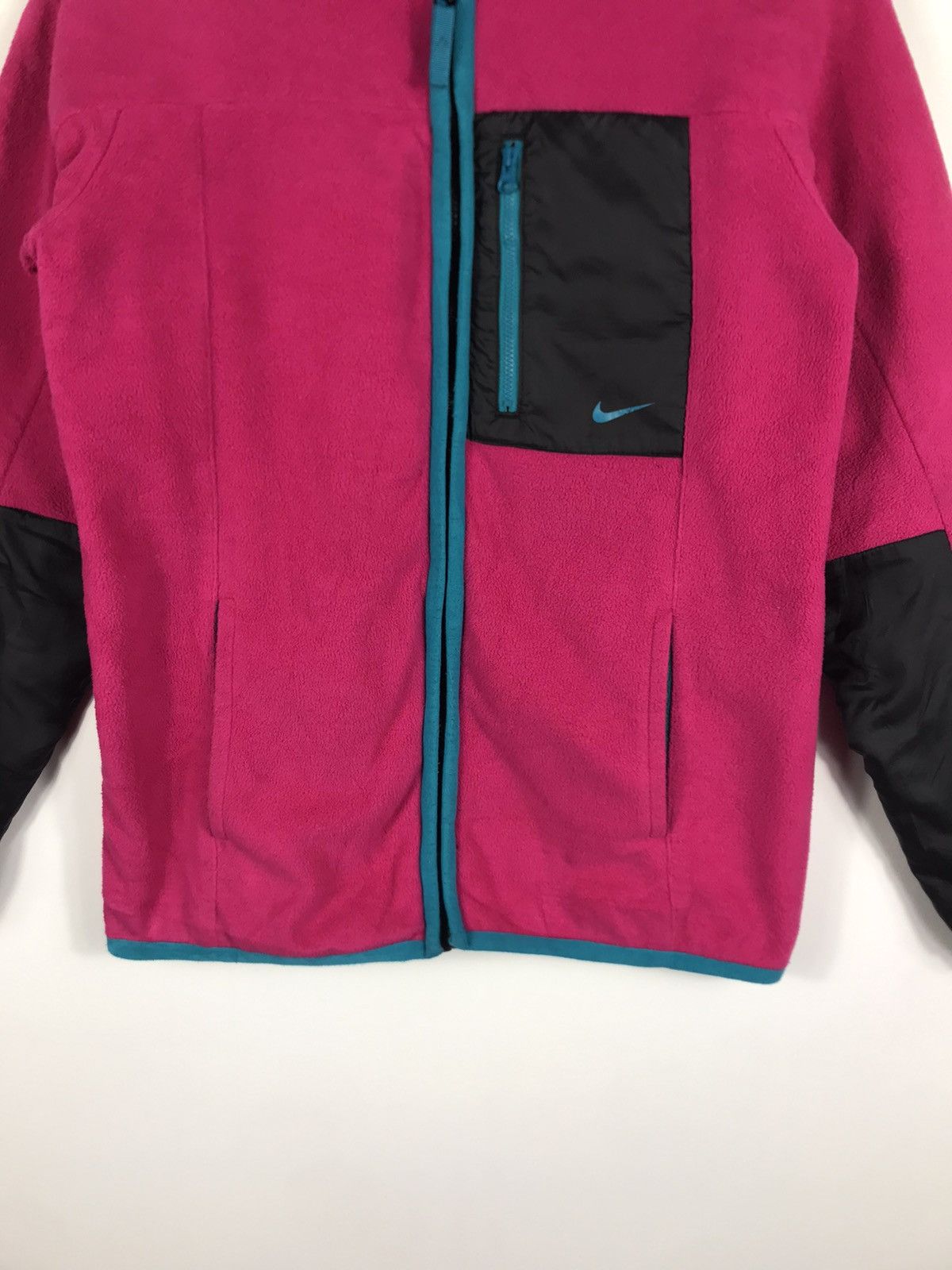 Nike × Vintage ⚡️Vintage Y2K Nike the athletic dept Fleece Hooded Sweater Size M / US 6-8 / IT 42-44 - 5 Thumbnail