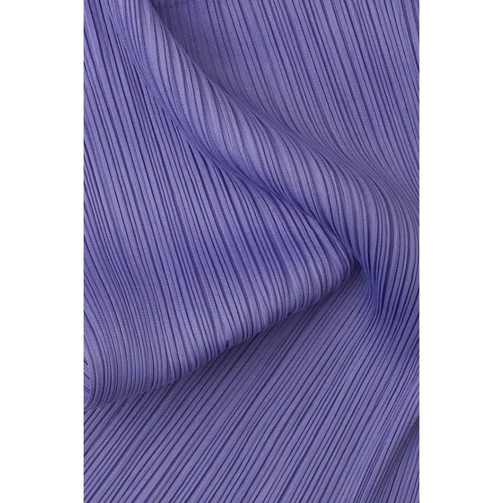 Issey Miyake Pleats Please Purple Short Sleeve Top Size L / US 10 / IT 46 - 3 Thumbnail
