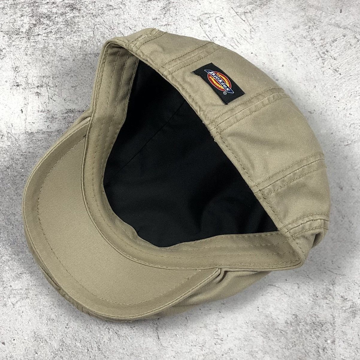 Dickies Dickies Vintage Flat Cap Newsboy Driver Hat Khaki Beige L/XL Size ONE SIZE - 3 Thumbnail