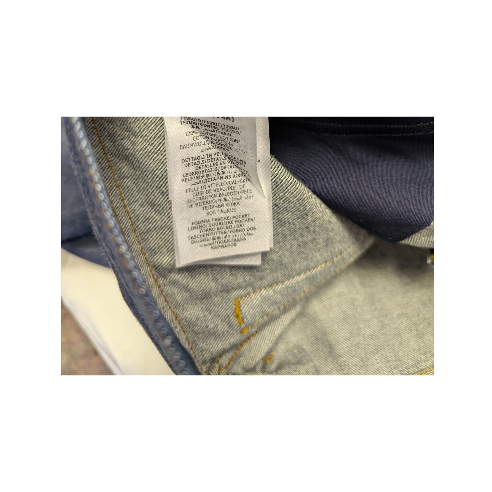Gucci o1rshd1 Horsebit Straight-Leg Denim Pants in Indigo Blue Size US 30 / EU 46 - 16 Thumbnail
