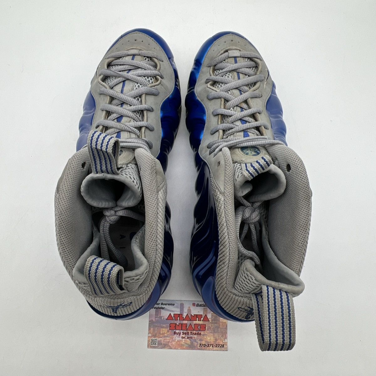 Nike Air Foamposite one sport blue Size US 13 / EU 46 - 6 Thumbnail