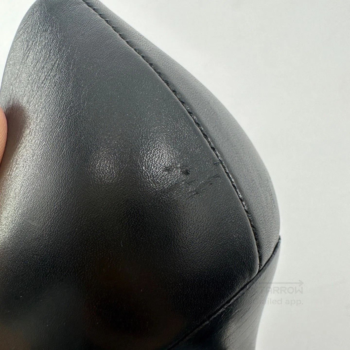 Hermes Hermes Black H-buckle Pointed Toe Heels. Size US 6.5 / IT 36.5 - 8 Thumbnail