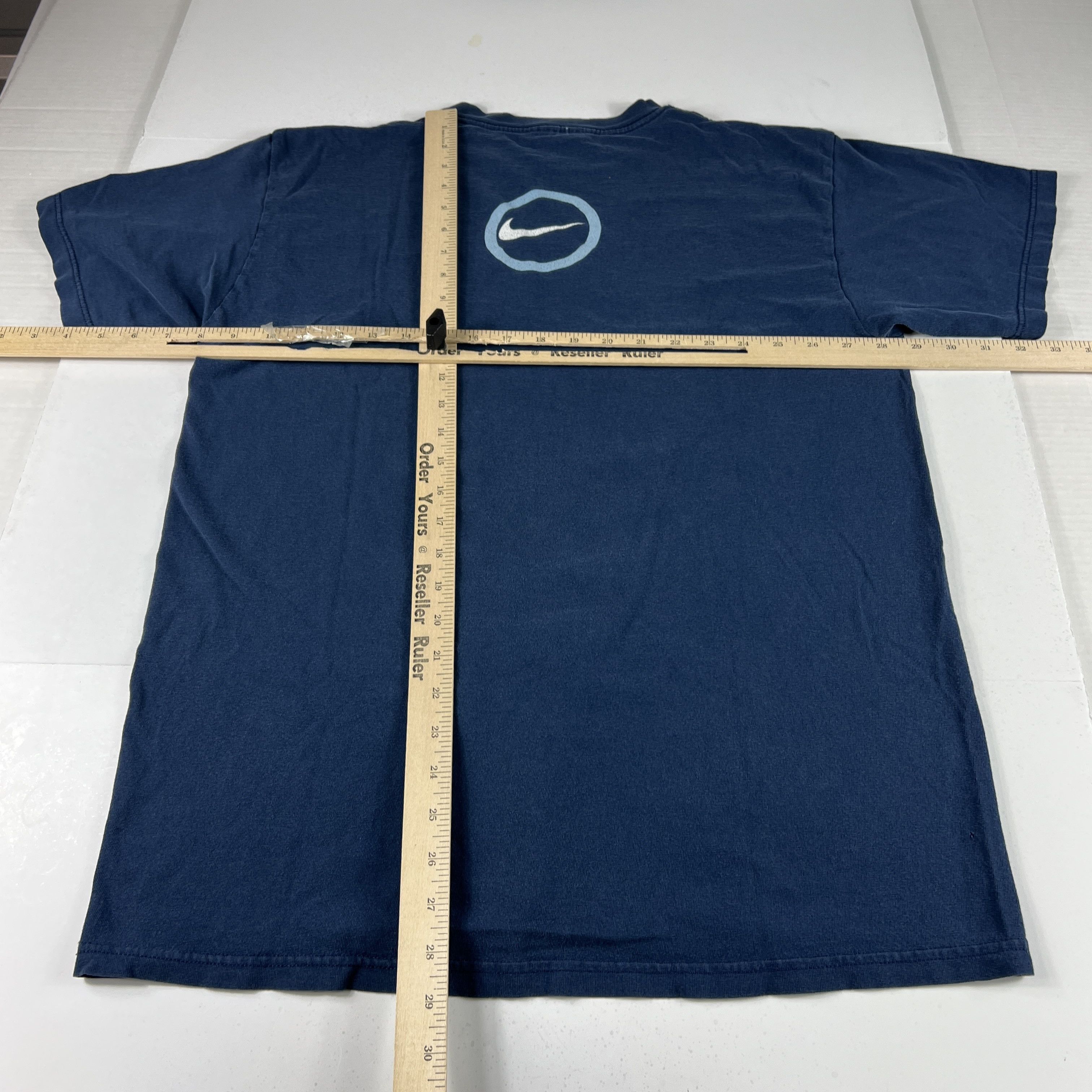 Nike × Vintage VTG Nike Swoosh Shirt Double Sided Short Sleeve Tee USA Made Size US M / EU 48-50 / 2 - 11 Thumbnail