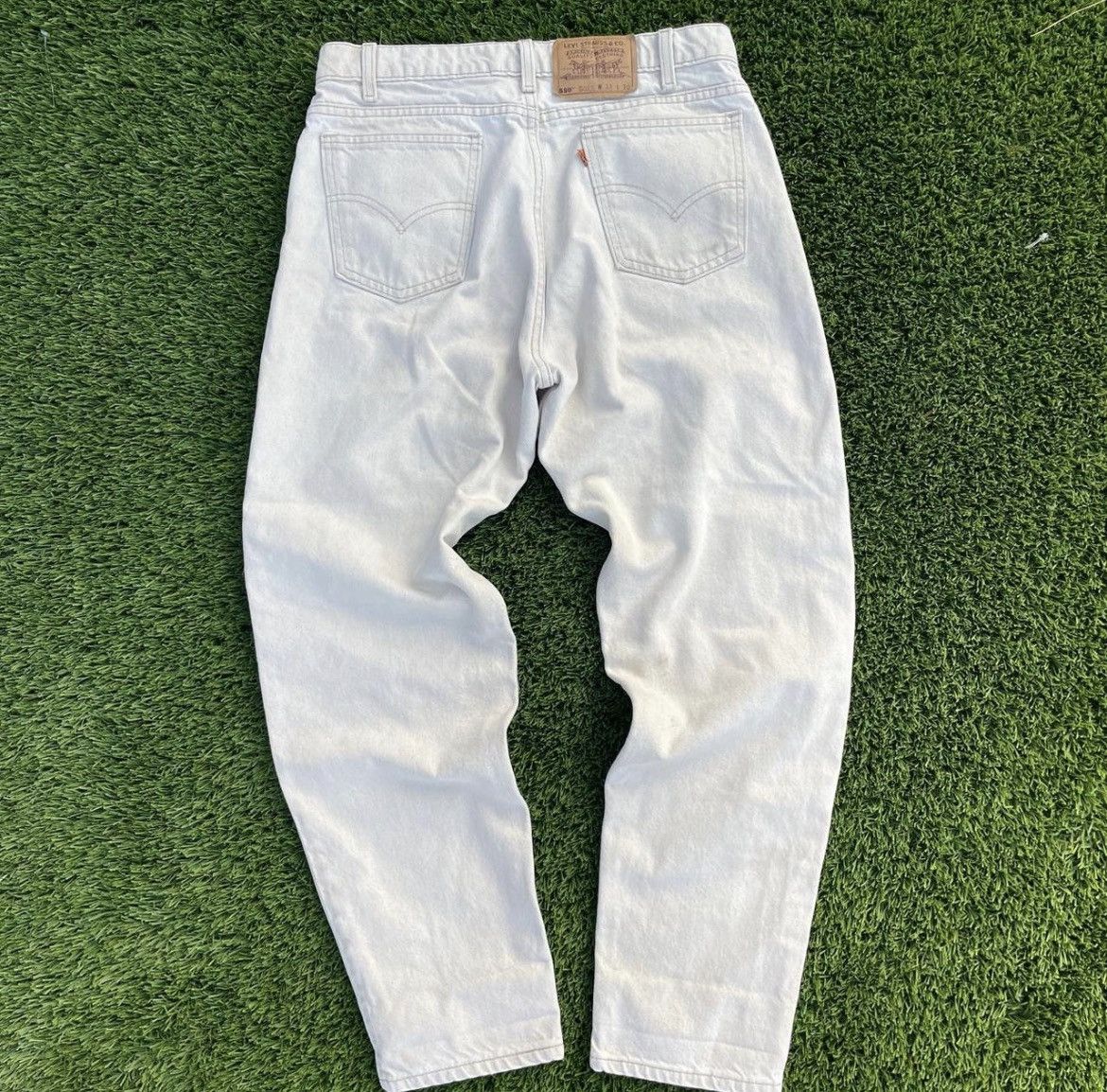 Levi's Vintage Clothing 90s Levis 550 Orange Tab Size US 33 - 4 Thumbnail